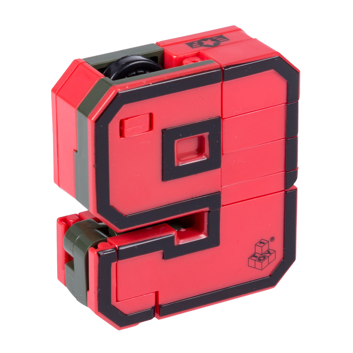 Игрушки трансформеры 1TOY Трансботы Боевой расчет, математика для дошкольников, для девочек и мальчиков, комплект из 10 цифр и 5 знаков