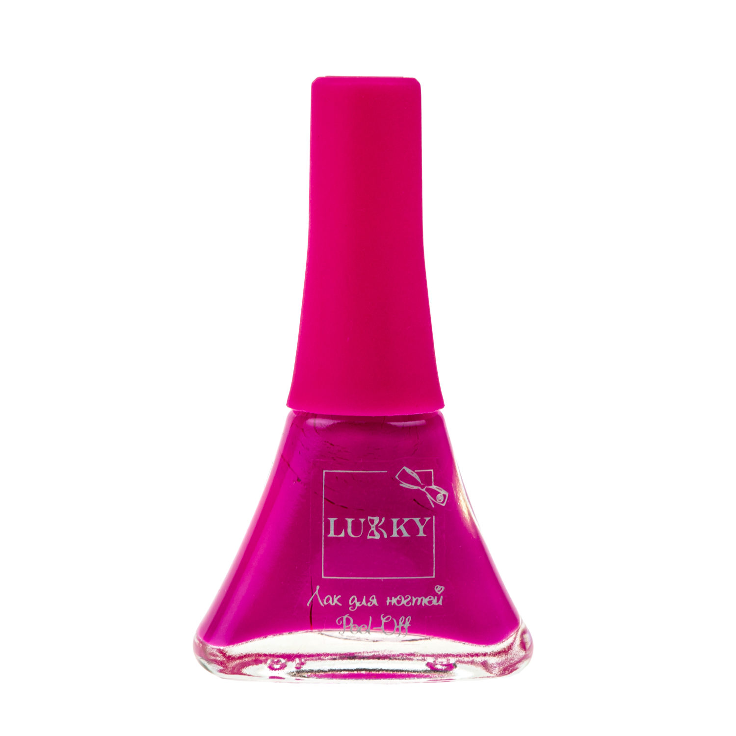 Набор для маникюра детский LUKKY Нэйл-Дизайн 2 Мемы: лак для ногтей фуксия и наклейки 