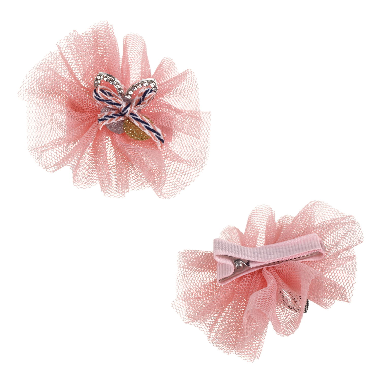 Lukky Fashion набор аксессуаров для волос розовый, в наборе 10 заколок, подарочная упаковка, 14х14х4см