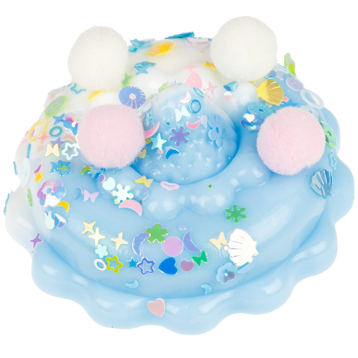 Антистресс-игрушка 1TOY Крутой замес Няшка-вкусняшка Пирожное, в ассортименте, 6х6х3 см