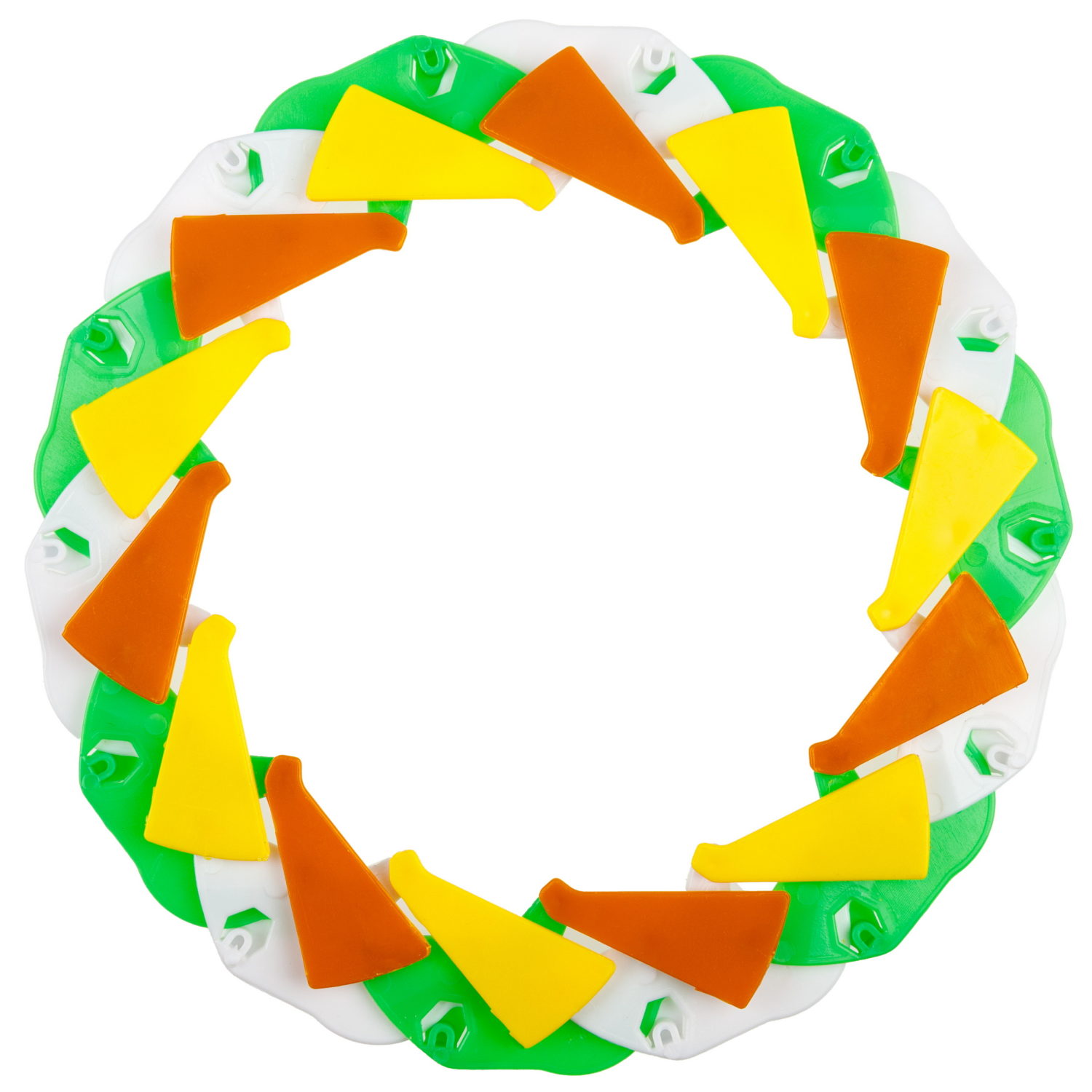 Фрисби складной 1TOY 7/14 см, двуцветный, желто-оранжевый