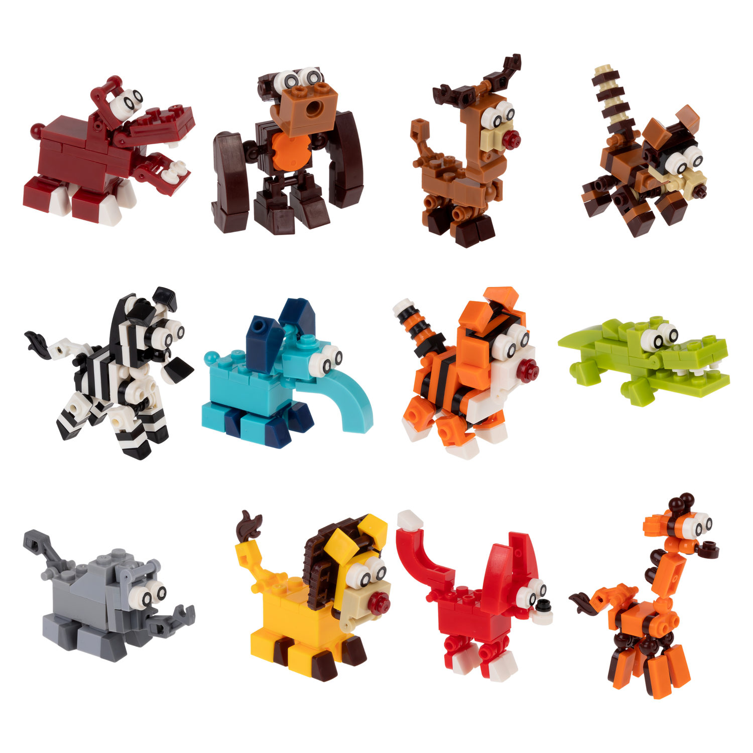 1Toy Blockformers "Мини зоопарк", в ассортименте 12 видов