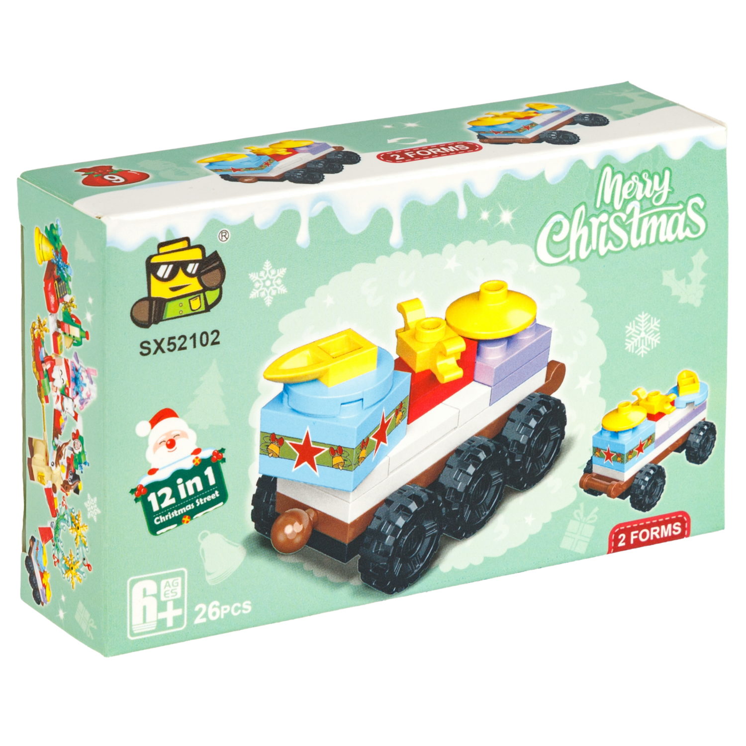 Конструктор 1TOY Blockformers С Новым годом! 12 видов, от 23 до 29 деталей