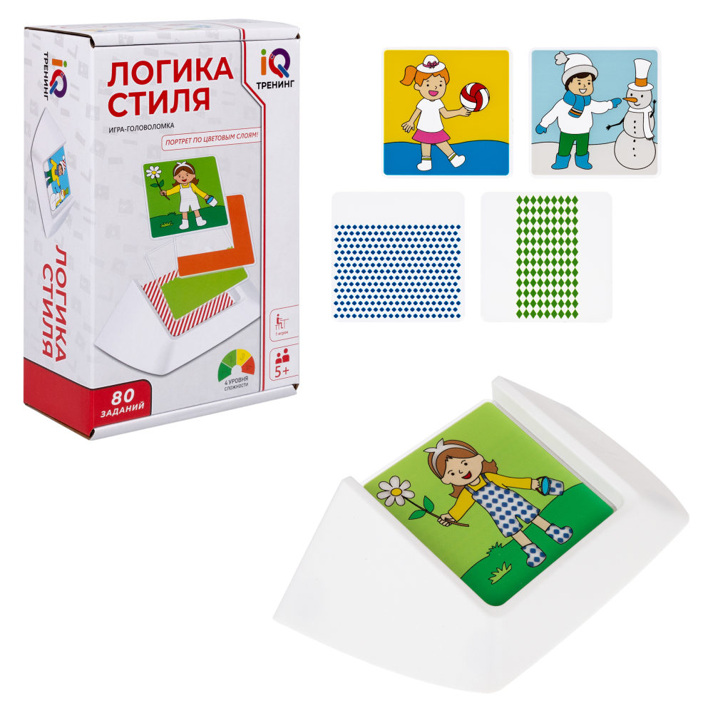 Настольная логическая игра 1TOY IQ ТРЕНИНГ «Логика стиля»