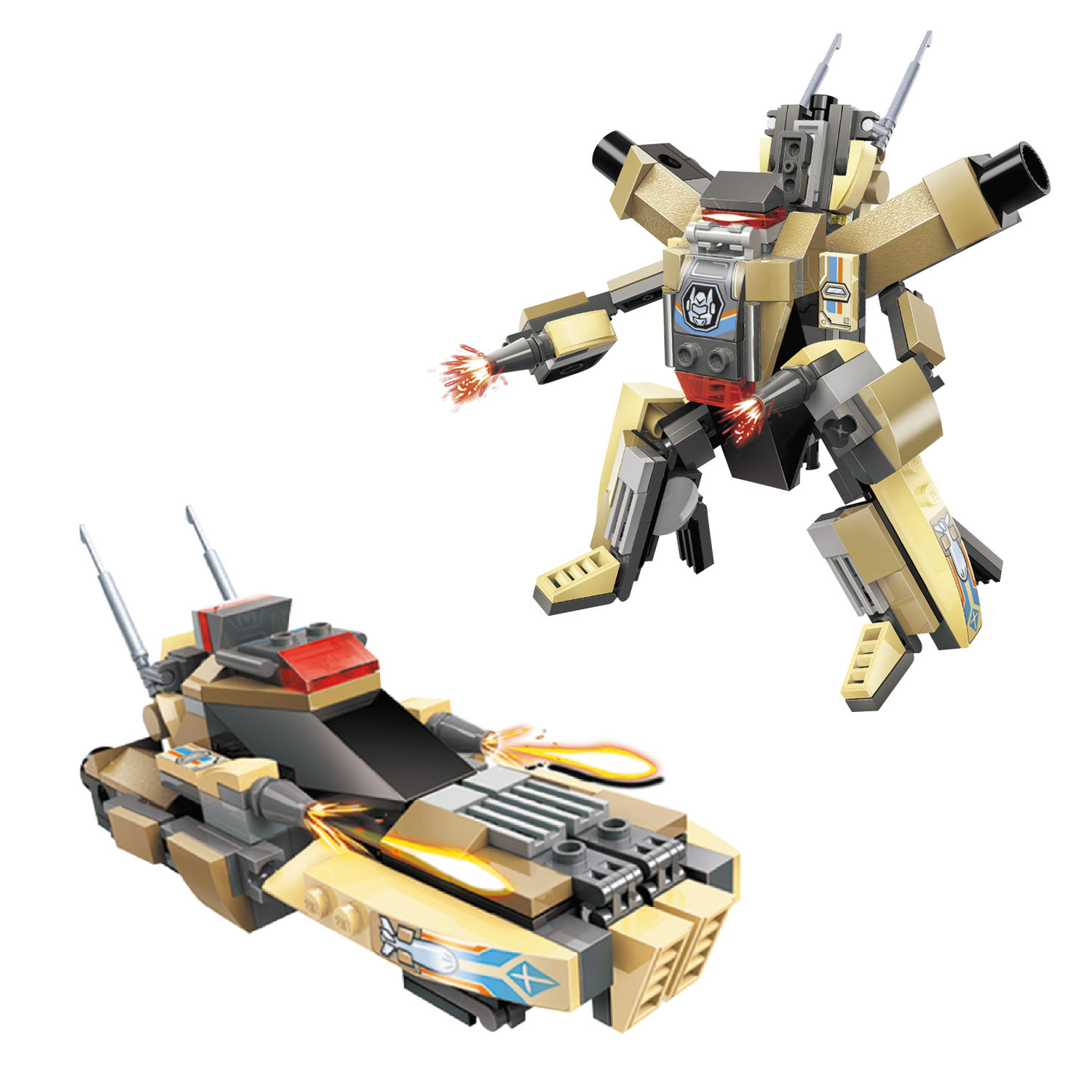 Конструктор  Трансформер BLOCKFORMERS "Терра-транскоммандер" Cерия TRANS CONNECTOR, 6 видов на выбор