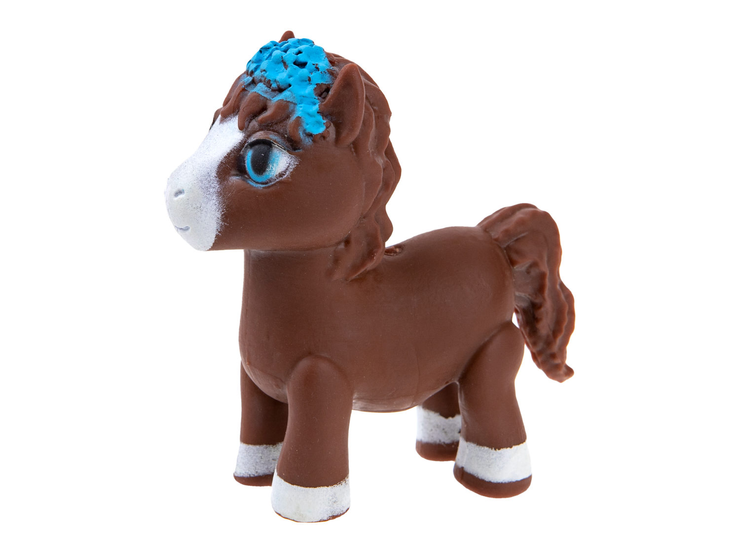 1TOY Пони на фасоне, пони тянущиеся в костюмчиках, 10см, 12 видов, пакет с окном, 12 шт в д/б