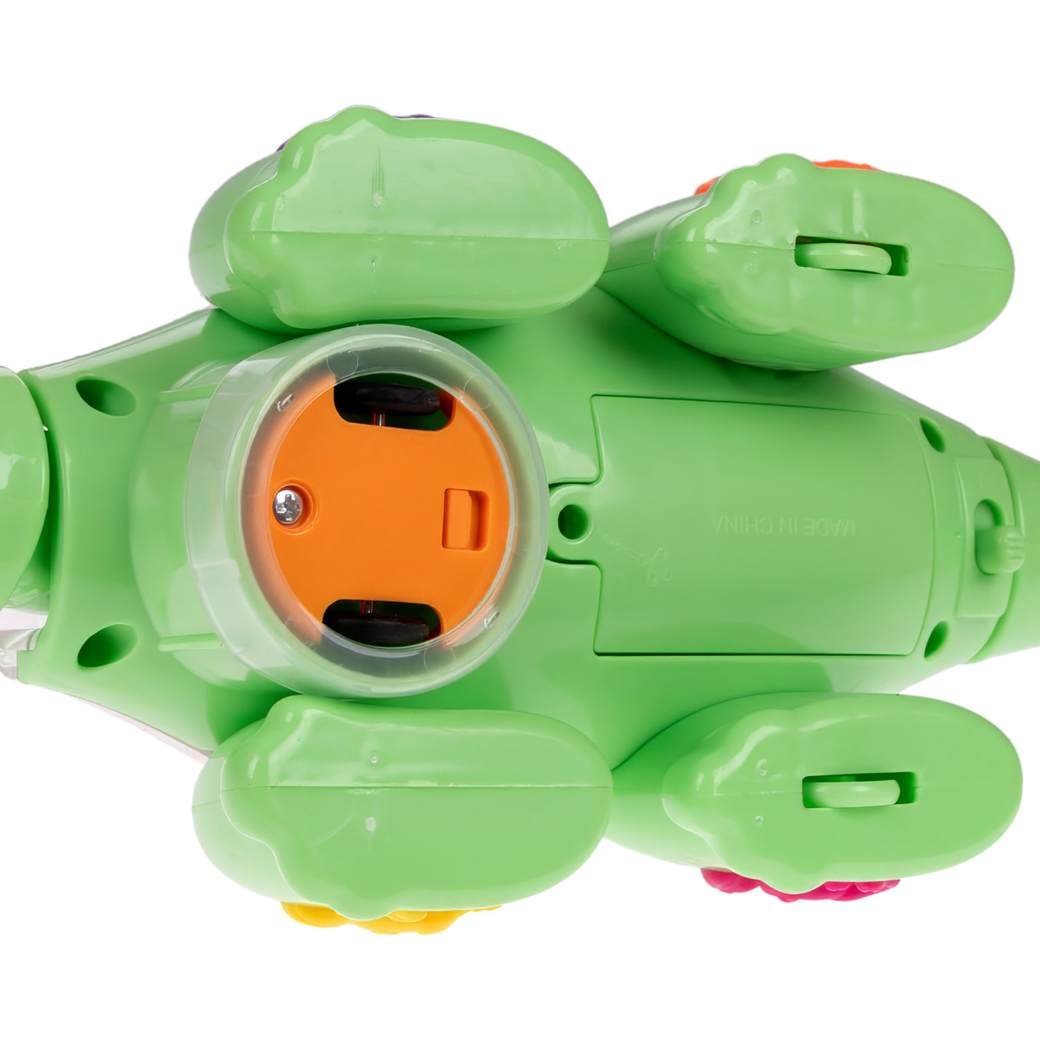 Динозавр игрушка 1TOY Движок «Брахиозавр», прозрачная с шестеренками, со светом и звуком, 1 шт.