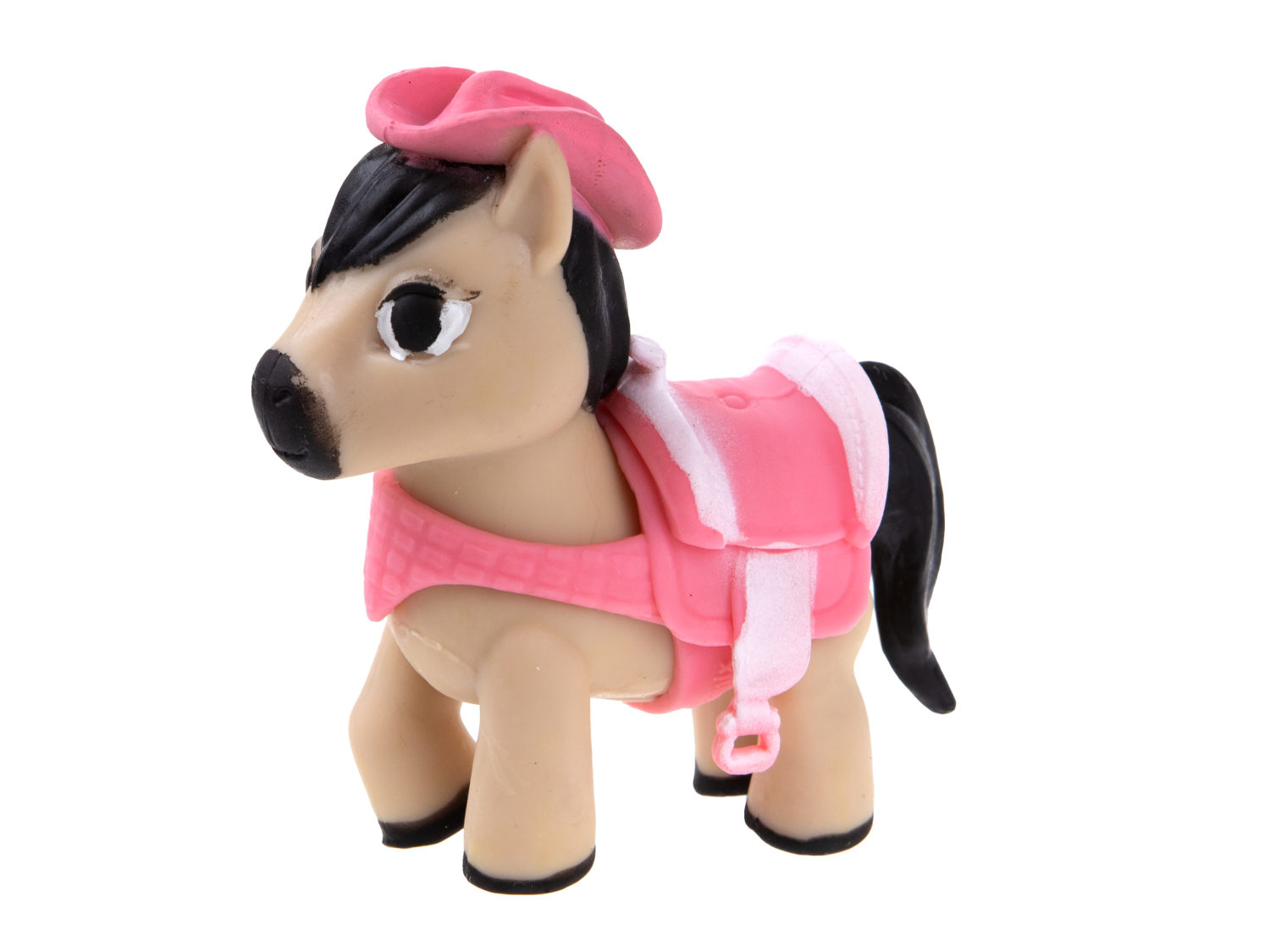 1TOY Пони на фасоне, пони тянущиеся в костюмчиках, 10см, 12 видов, пакет с окном, 12 шт в д/б