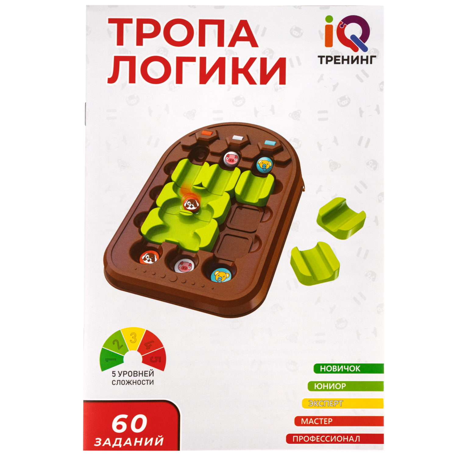 Игра головоломка 1TOY IQ Тренинг Тропа логики