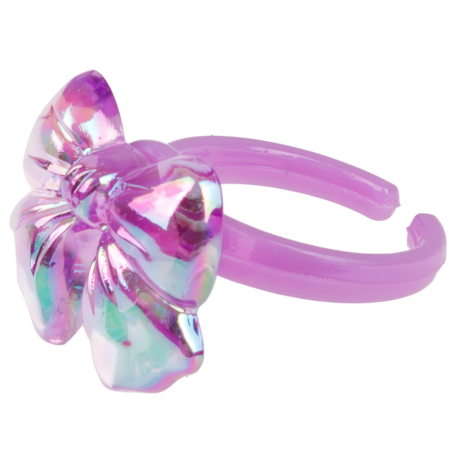 Lukky Diamond Лак для ногтей peel-off Конфетти с колечком,4,5 мл,с ароматом, сиреневый