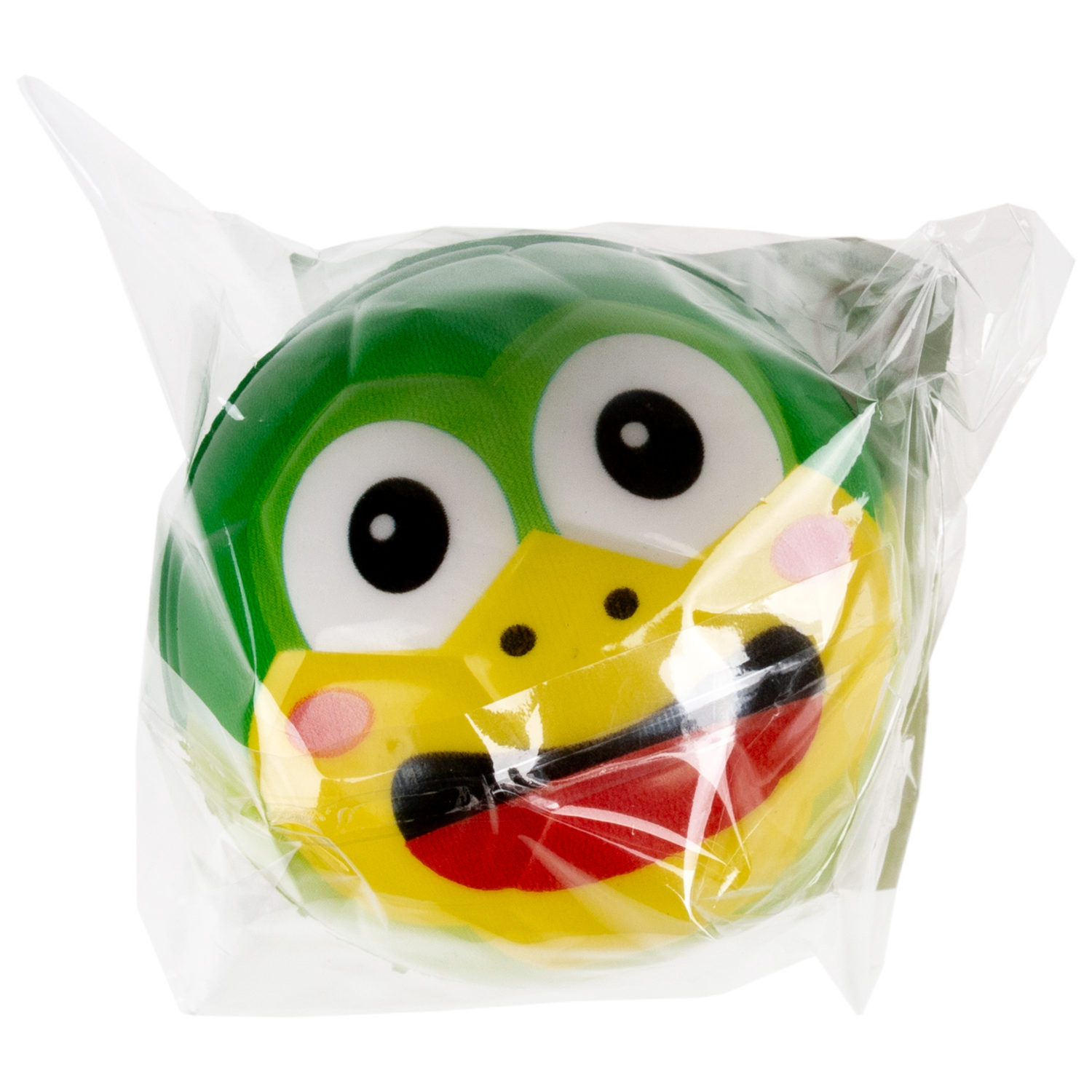 1toy мячик суперэластичный PU рифленый "Зверята" 6,3 см, дб 12 штук