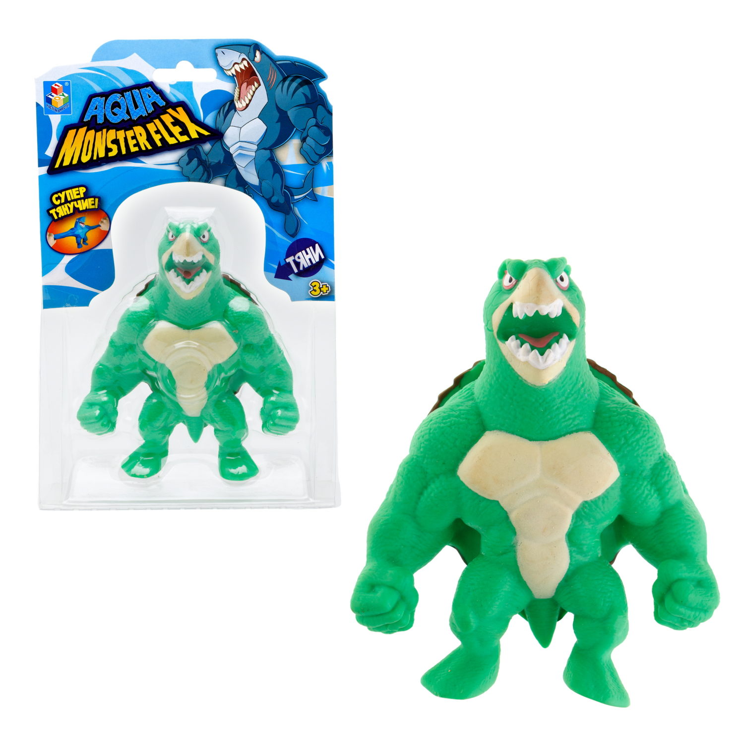1Toy Игрушка для мальчика, тянучка монстр MONSTER FLEX AQUA, антистресс, 14 видов в ассортименте