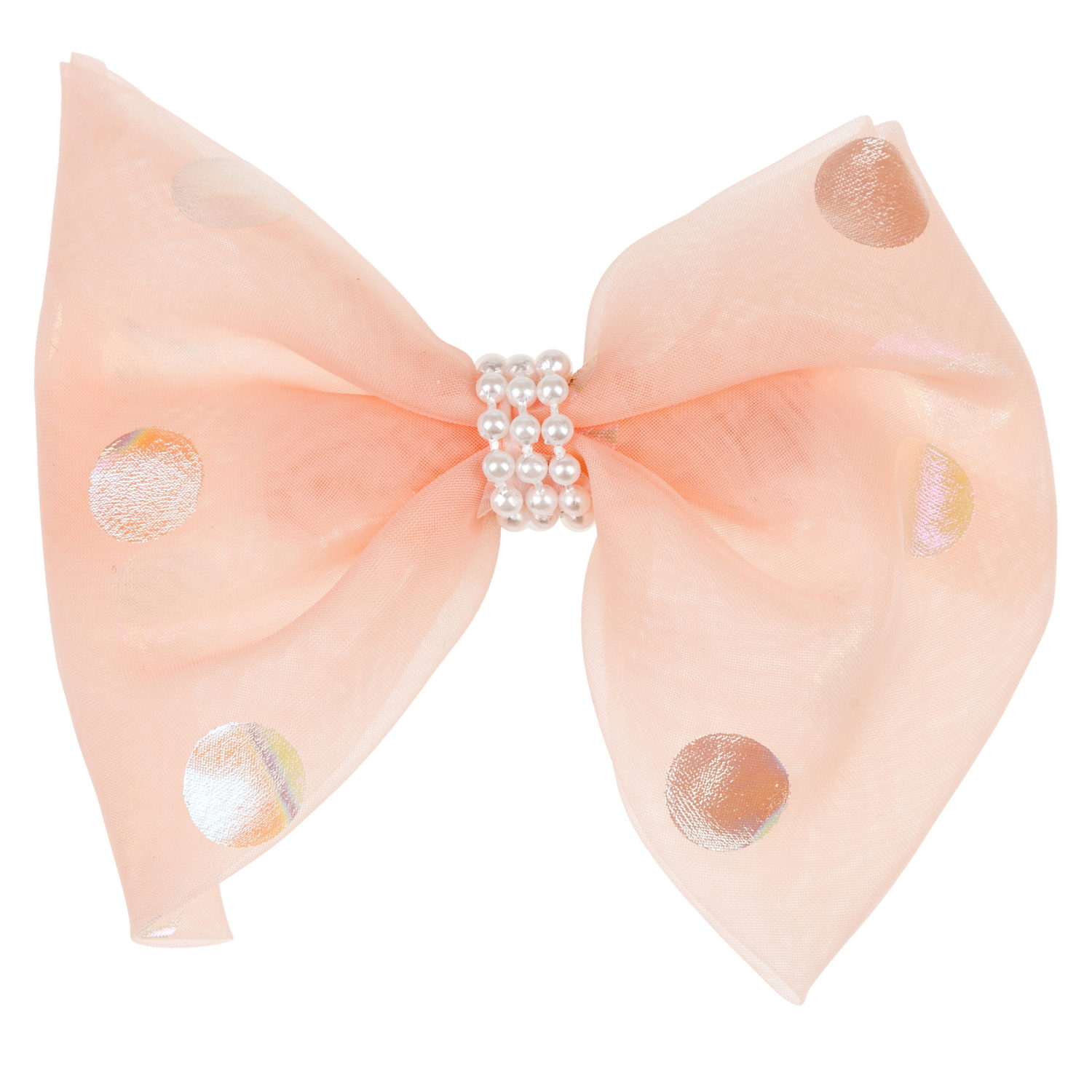 Lukky Fashion набор из 2 заколок-зажимов д.волос Бантик и Цветок Шифон и Шёлк,4 цв.микс