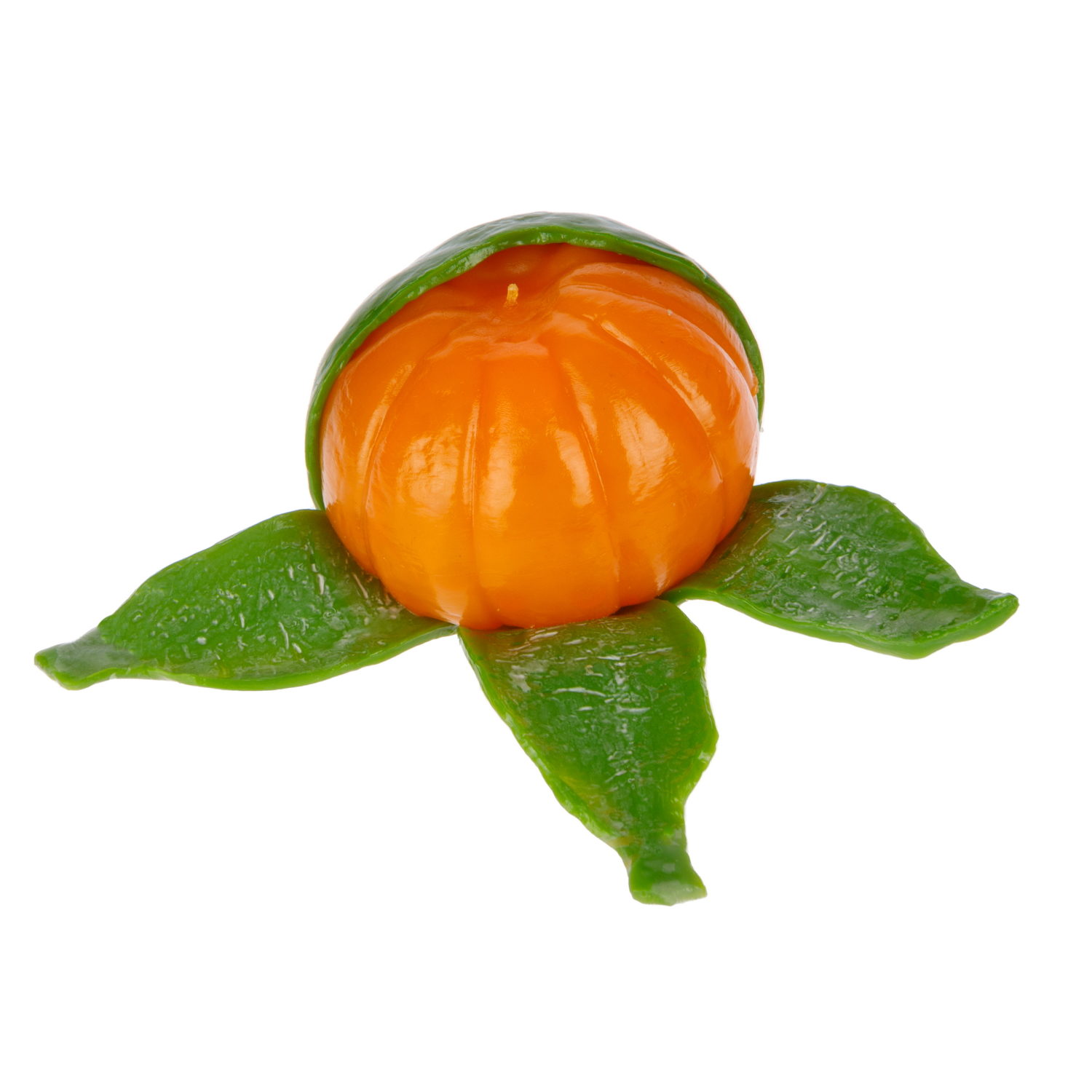 1toy Жмяка-антистресс "Мандарин" 6,5х6,5х5 см, Оранжевый, 12 шт. в д/б