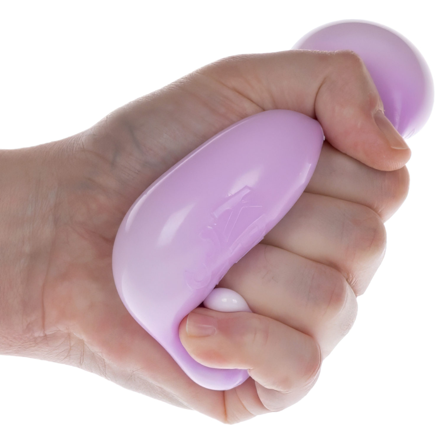 Игрушка-антистресс 1TOY Крутой замес Плюшарик, 6 см, сиреневый