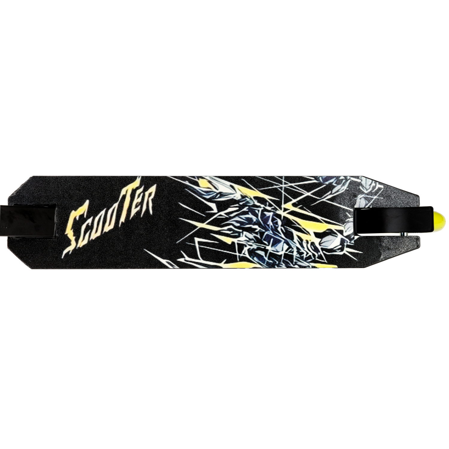 Самокат трюковый Topgear, 2-х кол. PU 2х100 мм, неопреновые грипсы, 65*48*79 см, до 100 кг, черно-зеленый