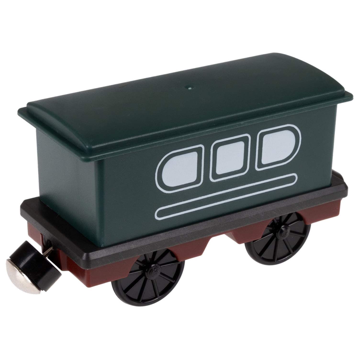 Детская железная дорога с электропоездом 1TOY InterCity, со светом, звуком, паровоз на рельсах, в подарочном наборе, 115 деталей