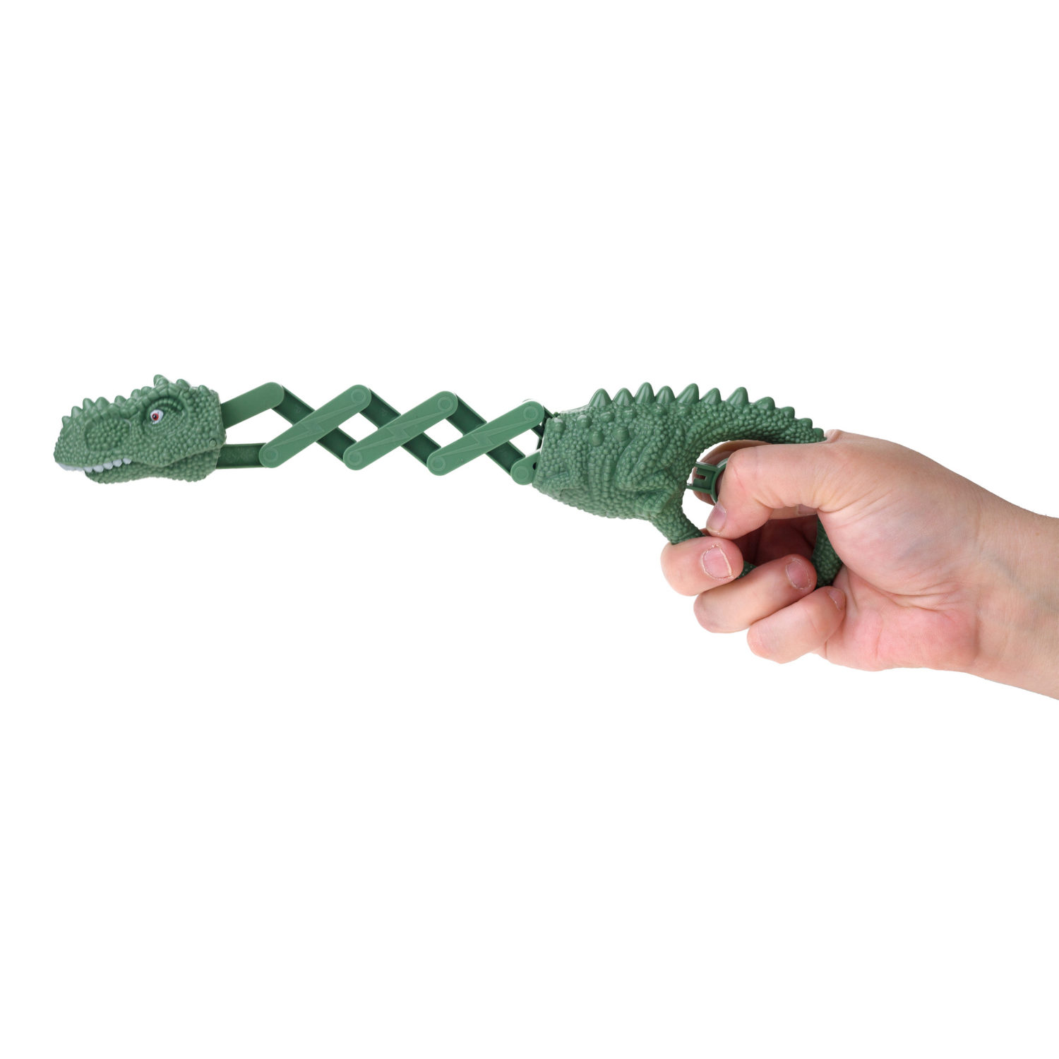 1TOY Хваталка в виде головы животного 24 см., 8 видов в ассорт., бирка, сетка