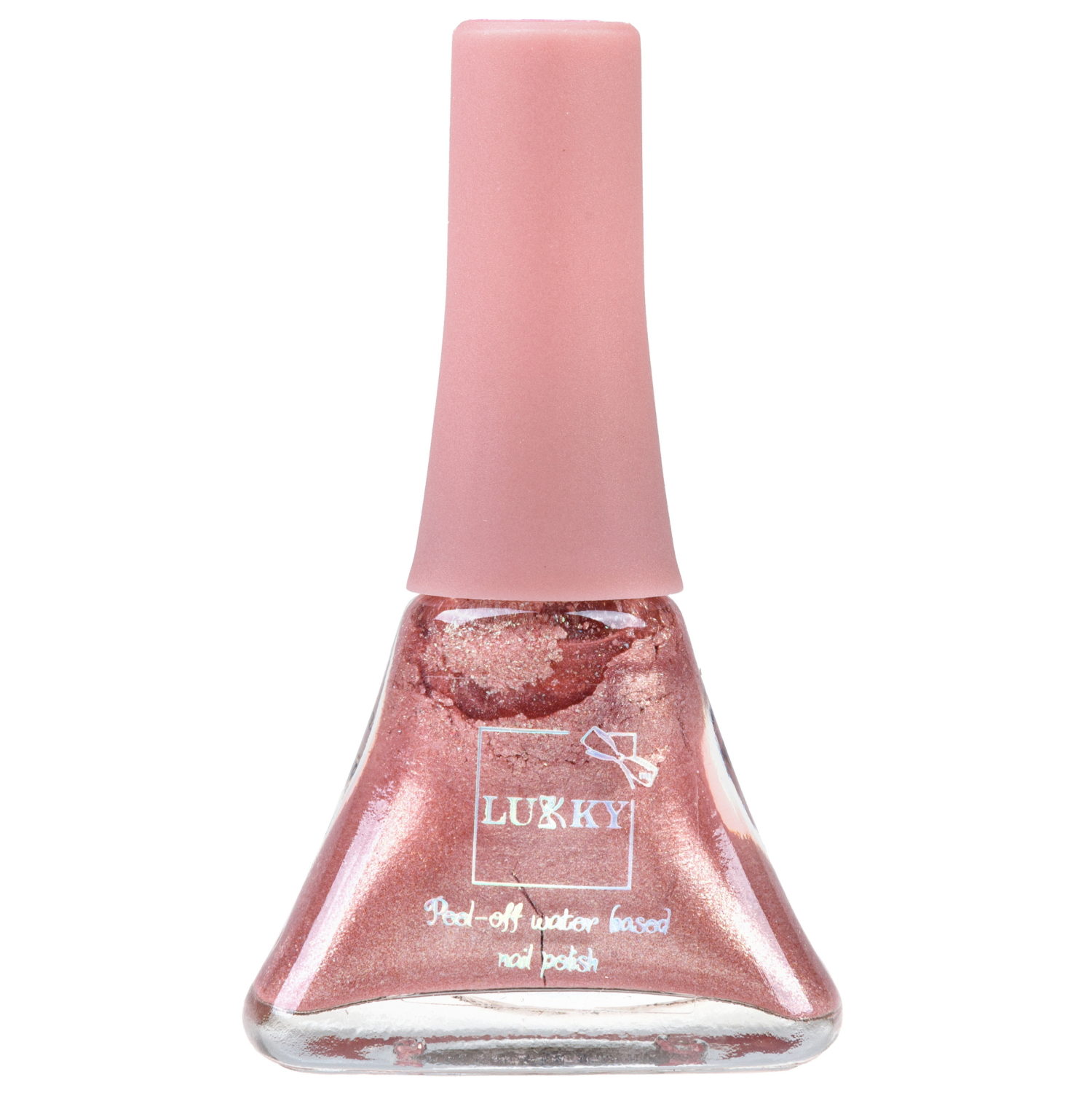 Лак Lukky цвет 087 Розово-Перламутровый Металлик , блистер