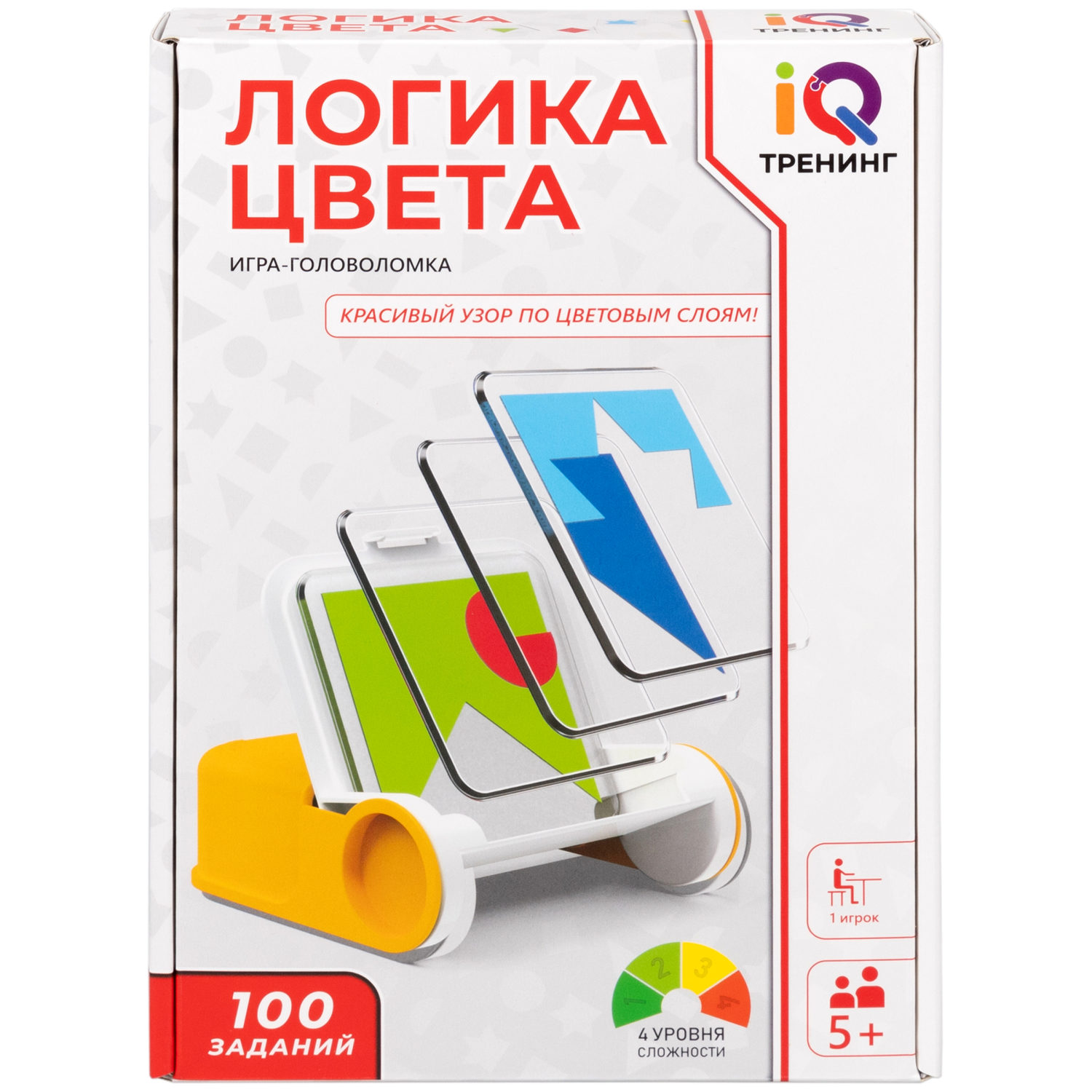 Настольная логическая игра 1TOY IQ ТРЕНИНГ «Логика цвета»