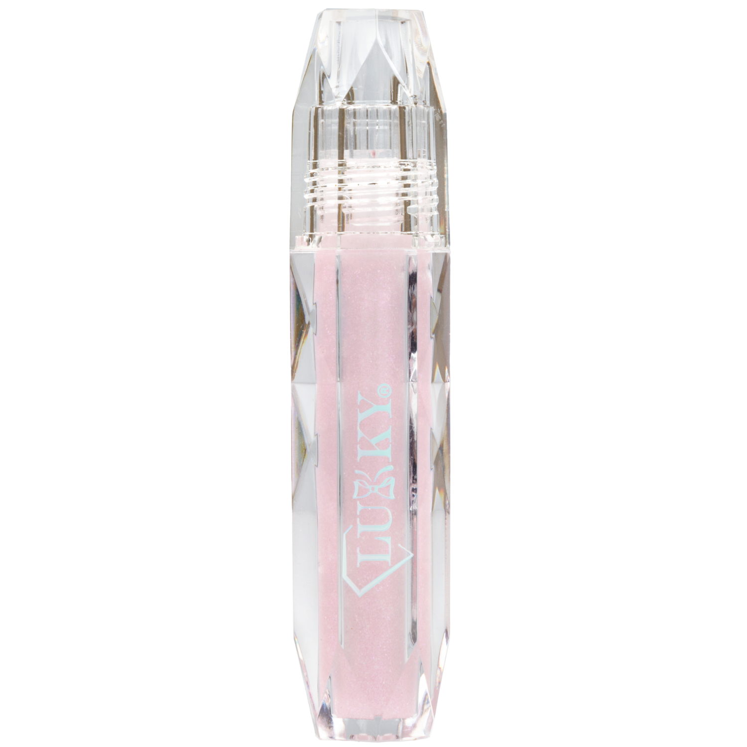 Глазурь для губ Lukky Diamond с ароматом клубники, цвет розовый, 2,5 мл