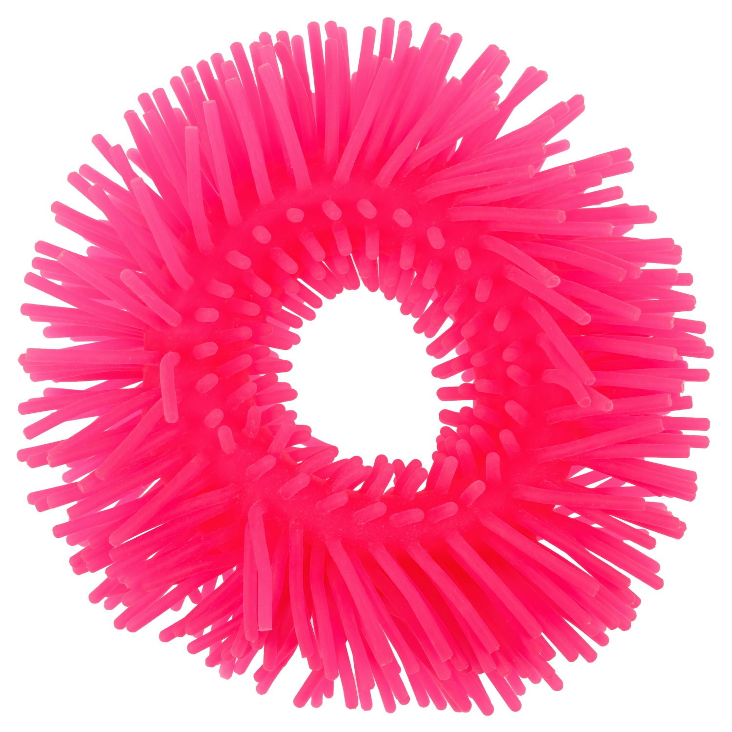 1TOY эластичный браслет-антистресс ЛАПША, однотонный, розовый