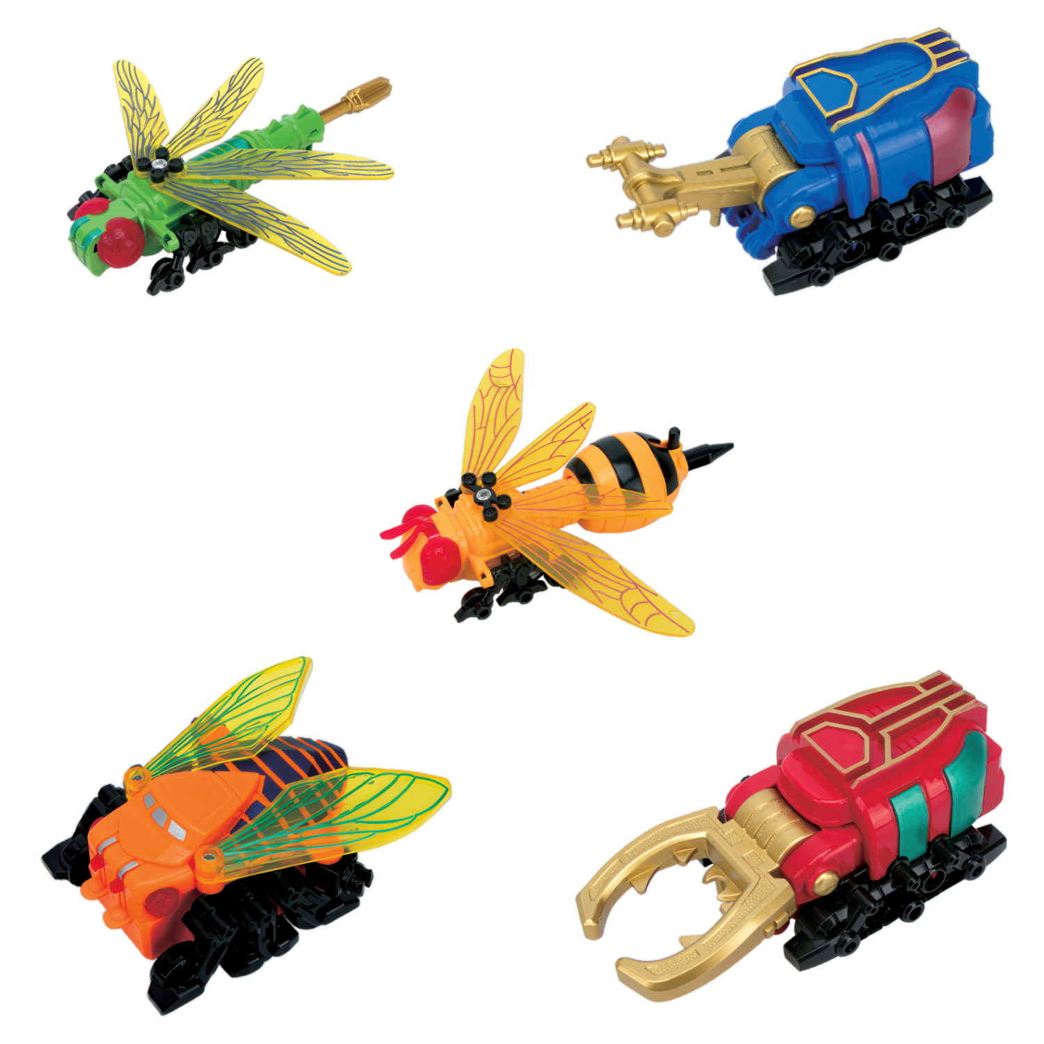Робо-насекомое 1TOY инерционная игрушка, в ассортименте
