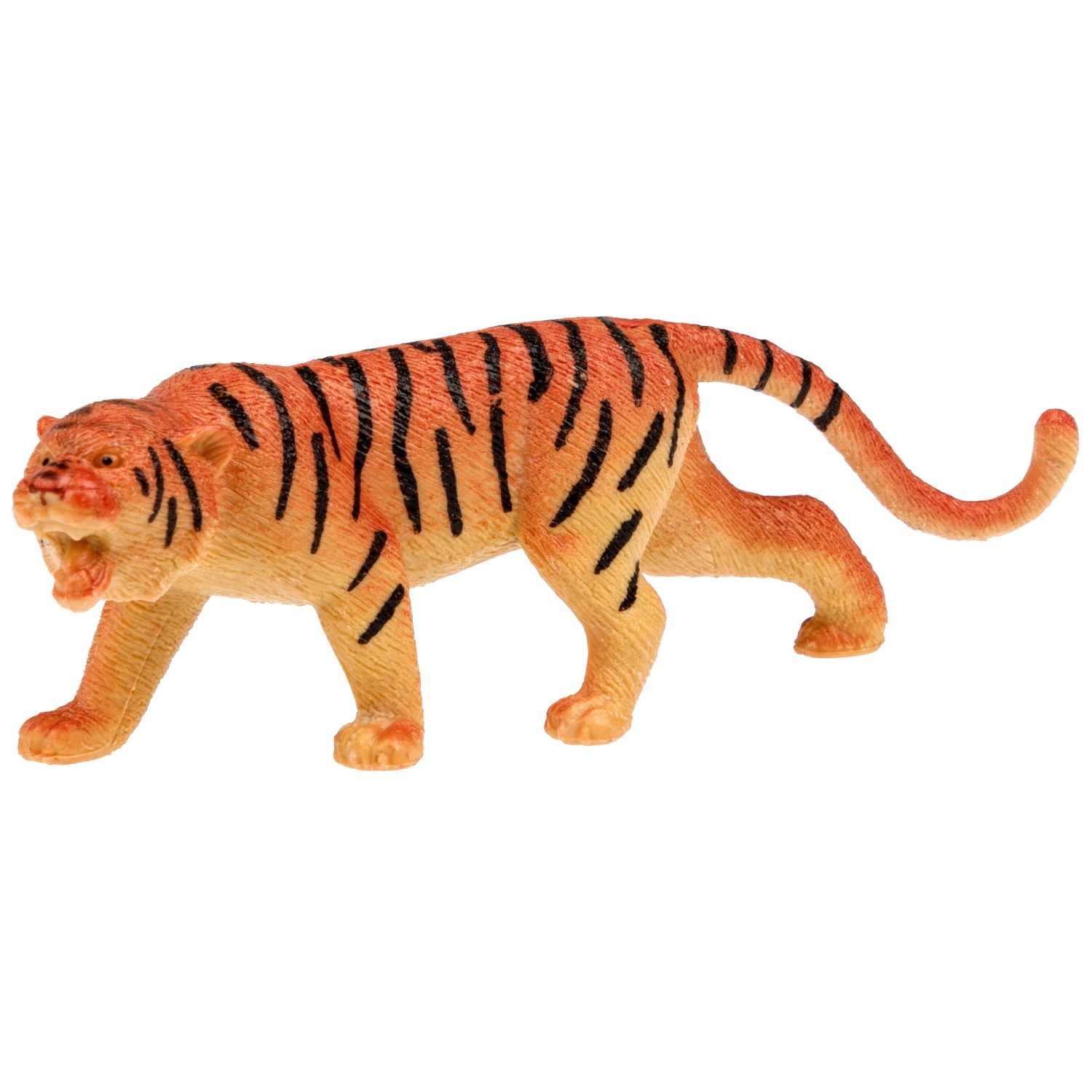 Игровой набор 1TOY "В мире животных", фигурки диких животных Африки: фламинго, страус, обезьяна, гиена, орикс, 10 шт.