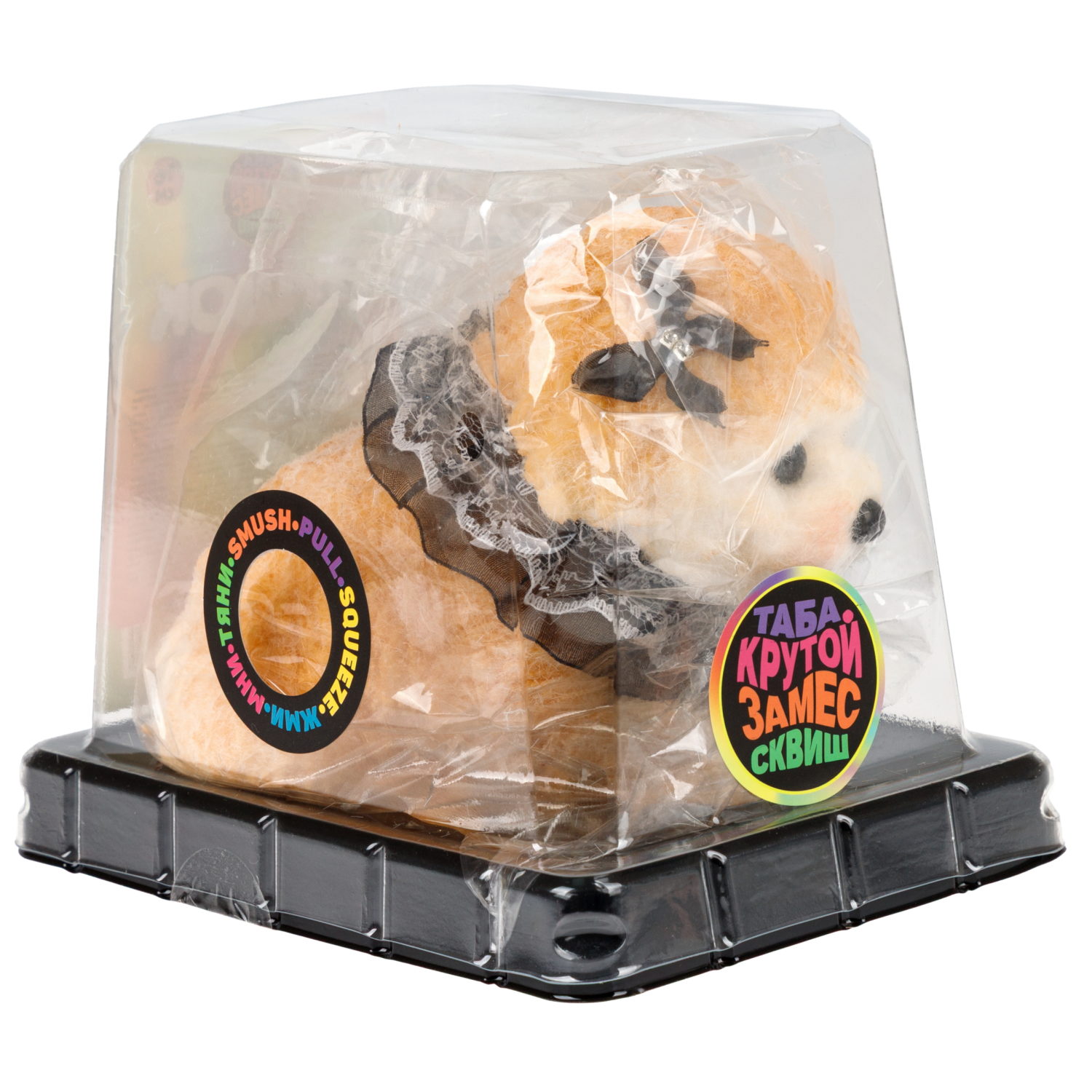 Таба сквиш 1TOY Крутой замес Пушок Собака, 16х14 см