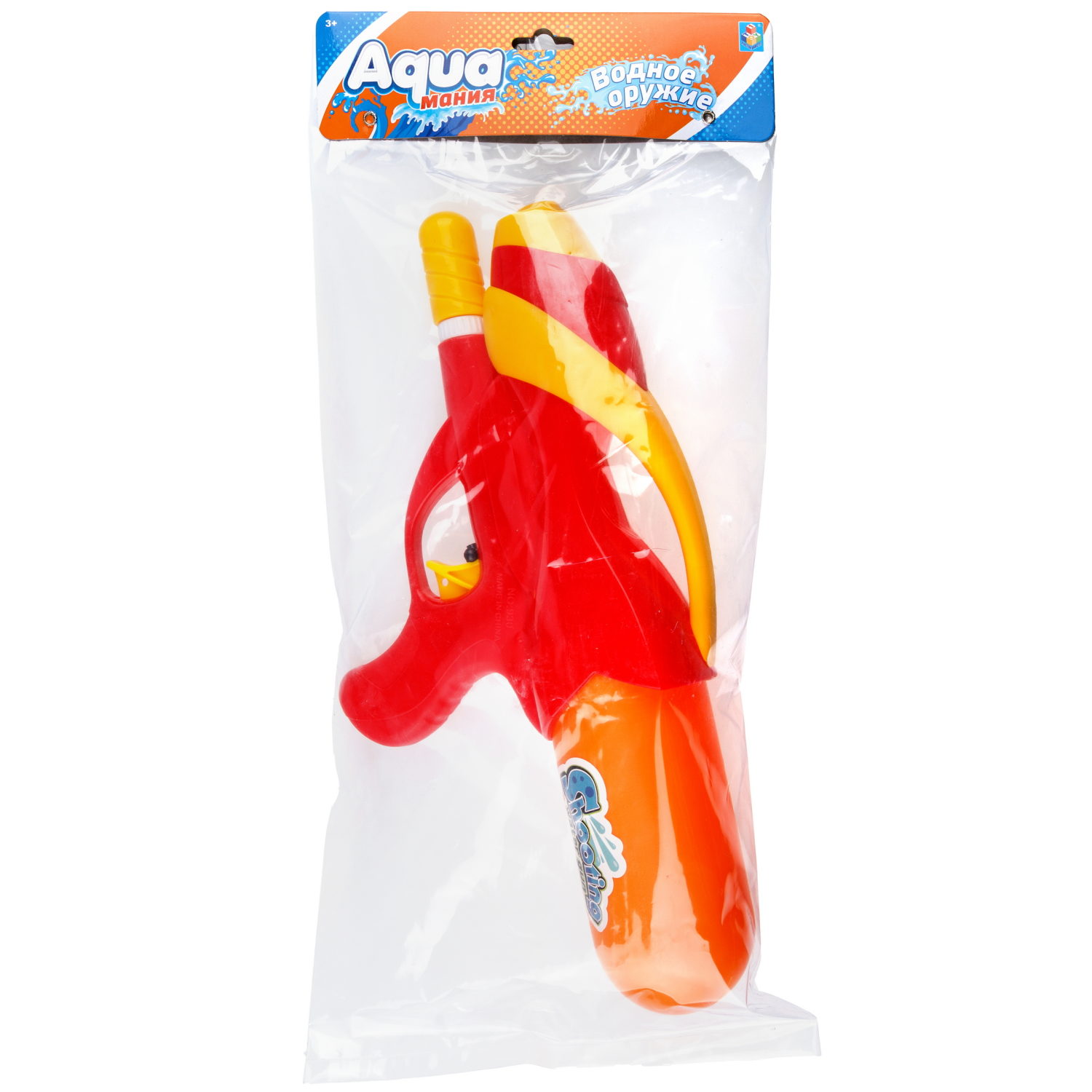 Водный пистолет 1TOY Аквамания, 30 см