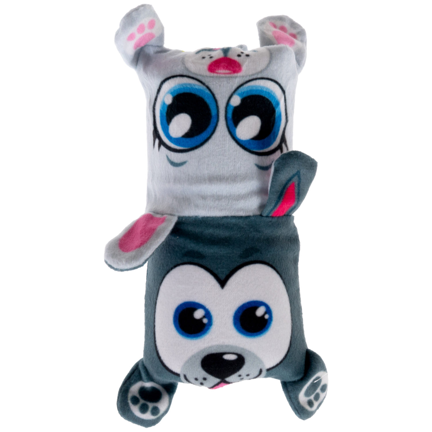 Скользун Вывернушка 2 в 1 1TOY плюшевая, игрушка-антистресс для рук