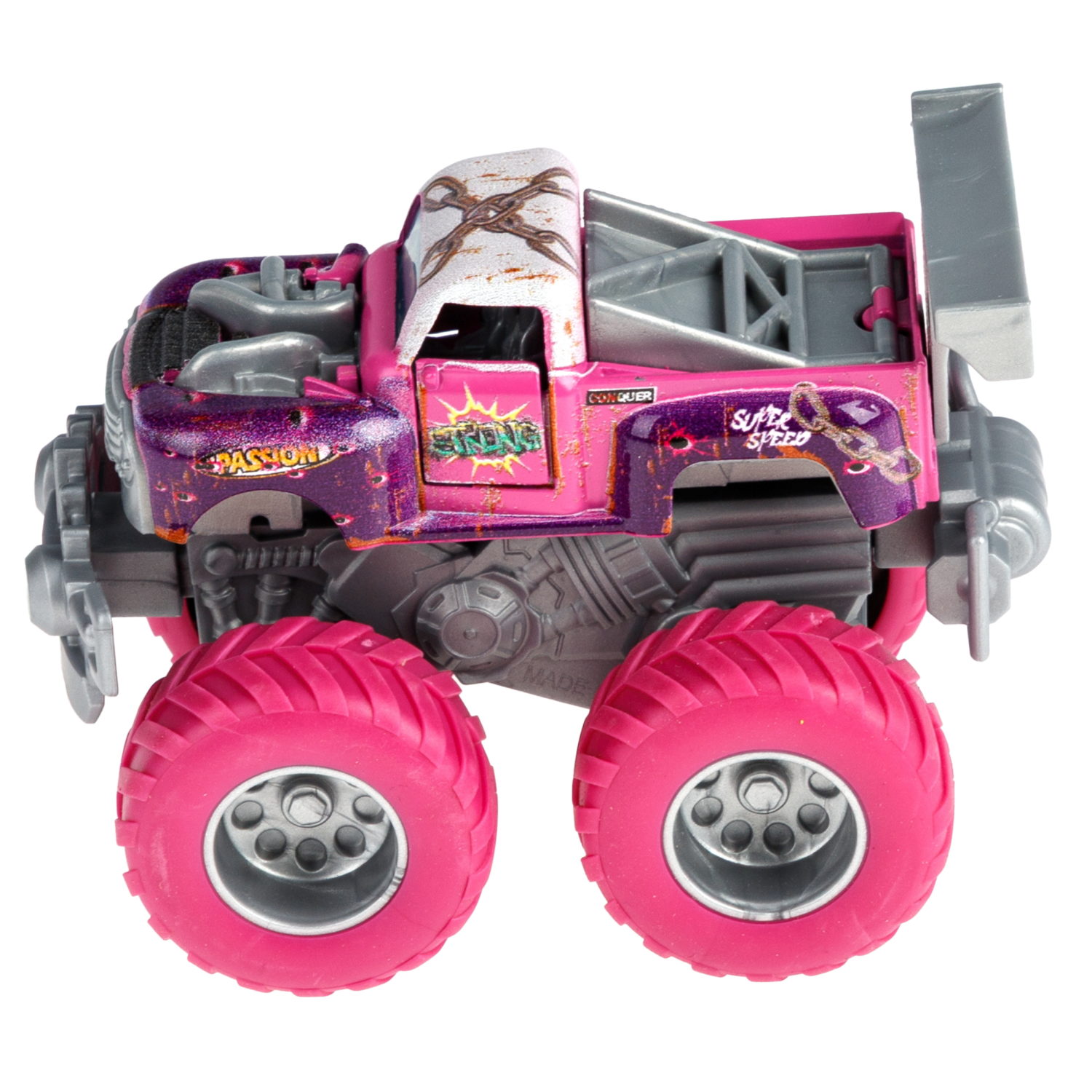 Машинка игрушечная 1TOY Драйв Монстр-трак Классика, инерционный, 8,5 см, цвет в ассортименте