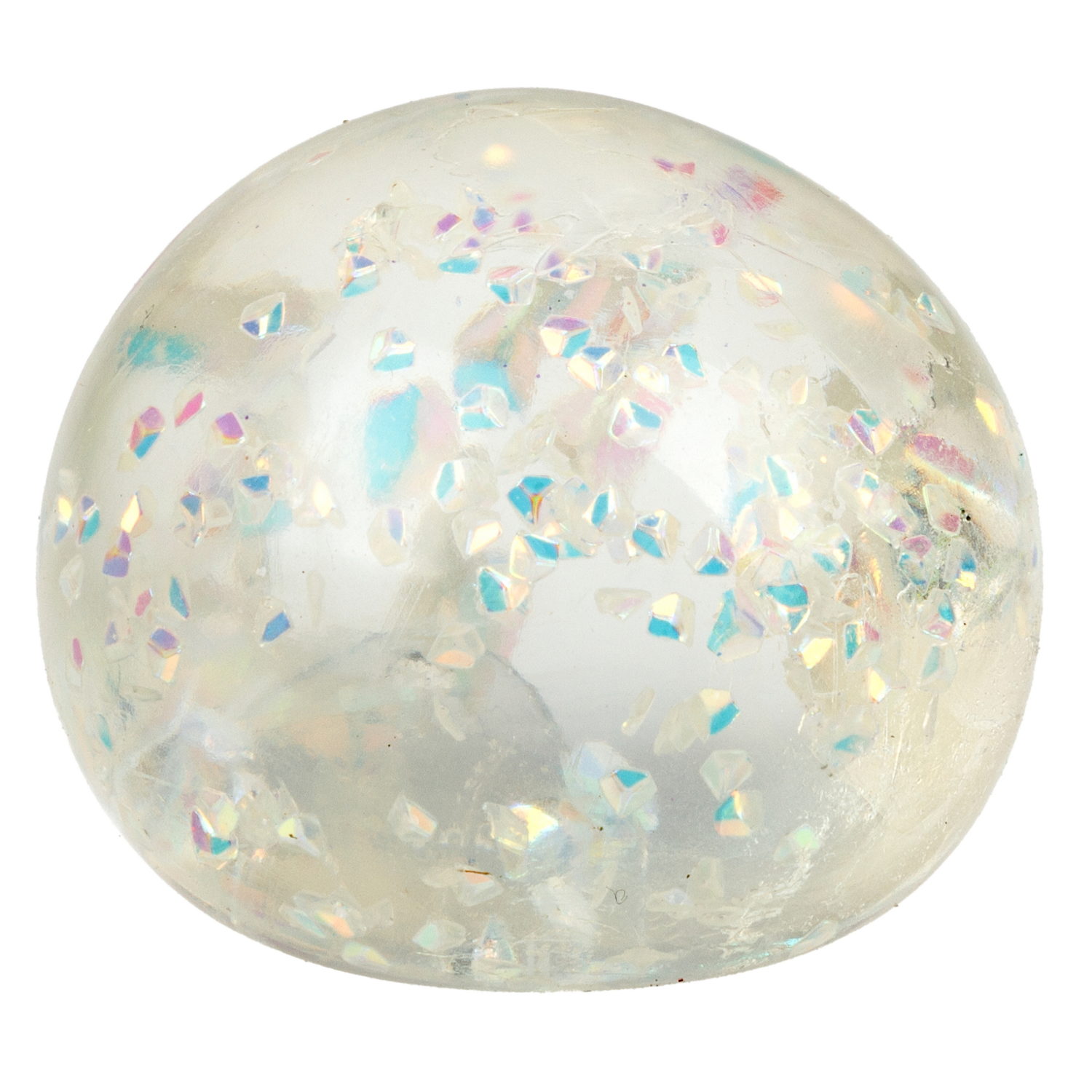 1toy Крутой замес Супергель шар бриллиант 6 цв.в асс.6см, в ПВХ кор., 12шт.в дб.