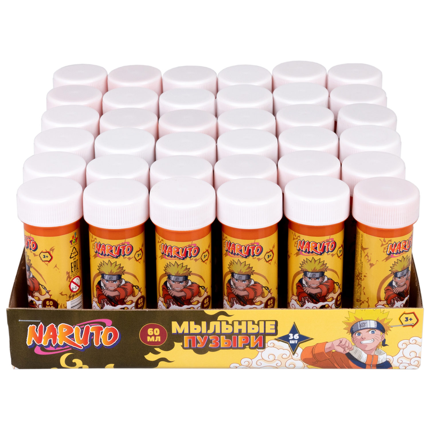 Мыльные пузыри 1TOY Наруто, 60 мл