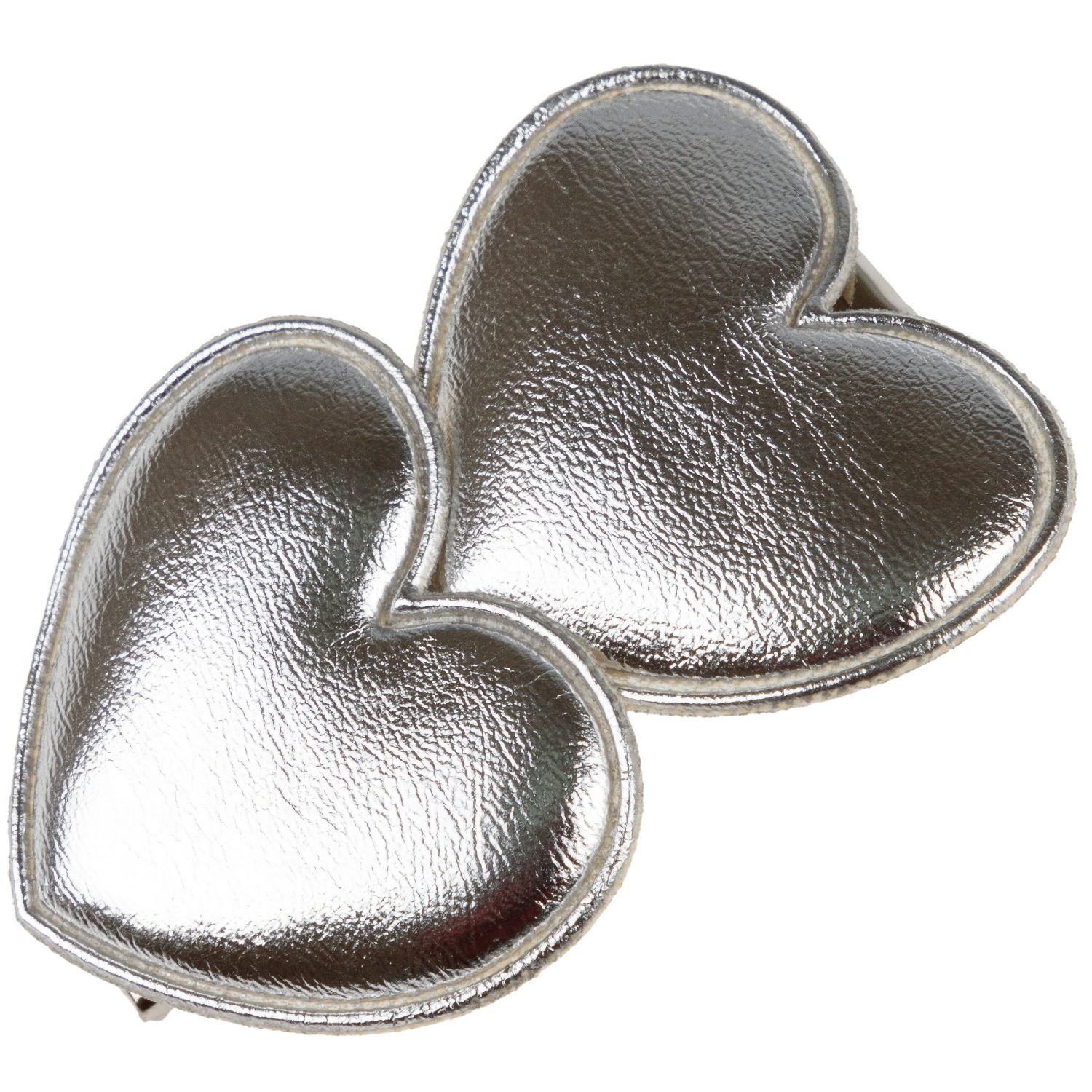 Заколки для волос Lukky Fashion Сердечки, детские, для девочки, зажимы, 4 цвета в ассортименте, набор 2 шт.