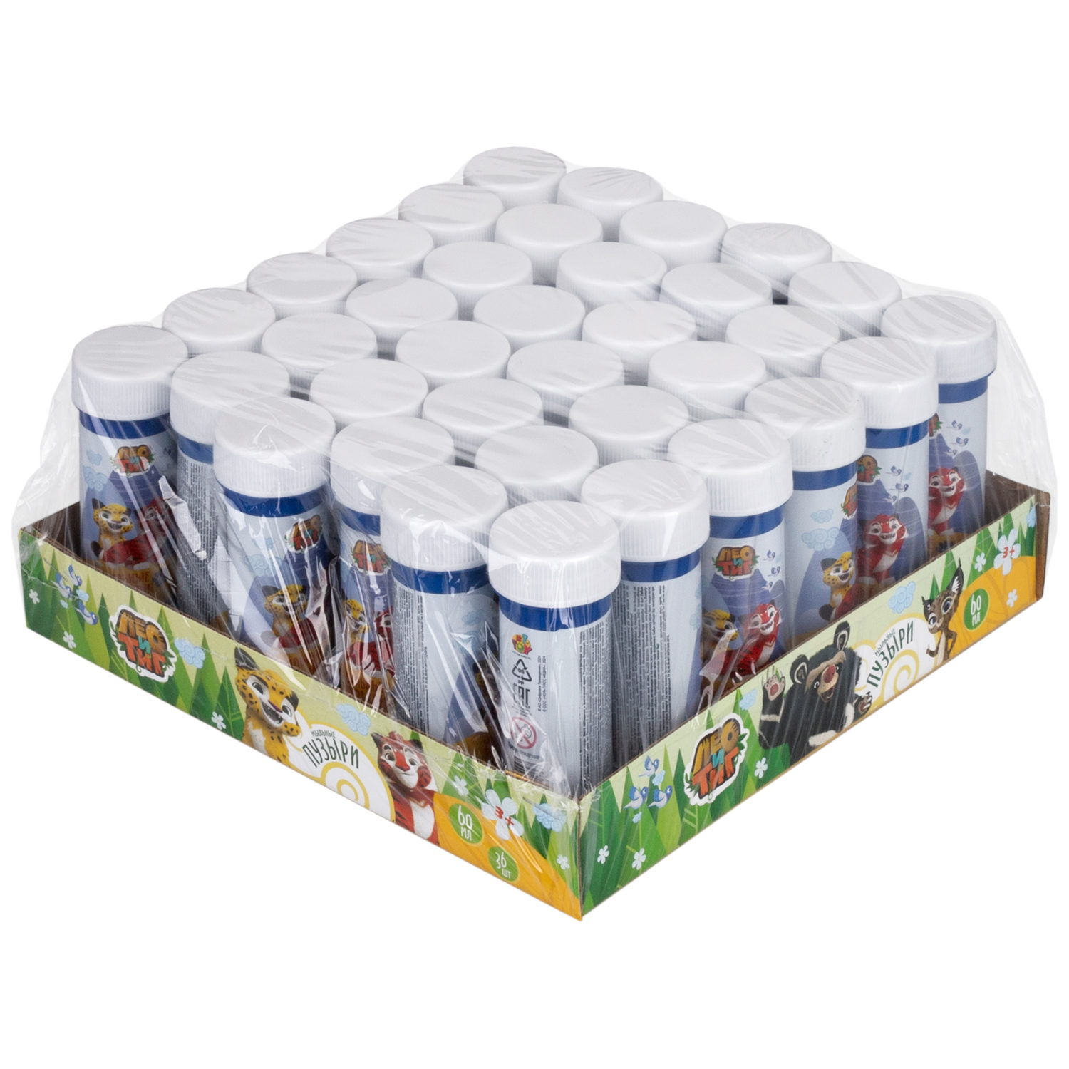 1TOY Лео и Тиг, мыльные пузыри, 60 мл