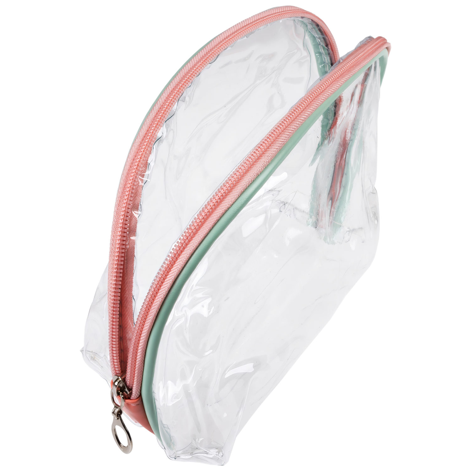 Набор из косметичек 2в1 Lukky Glam Dessert, прозрачная (24*15*8.5 см) и цветная с лого (19*11*8 см)