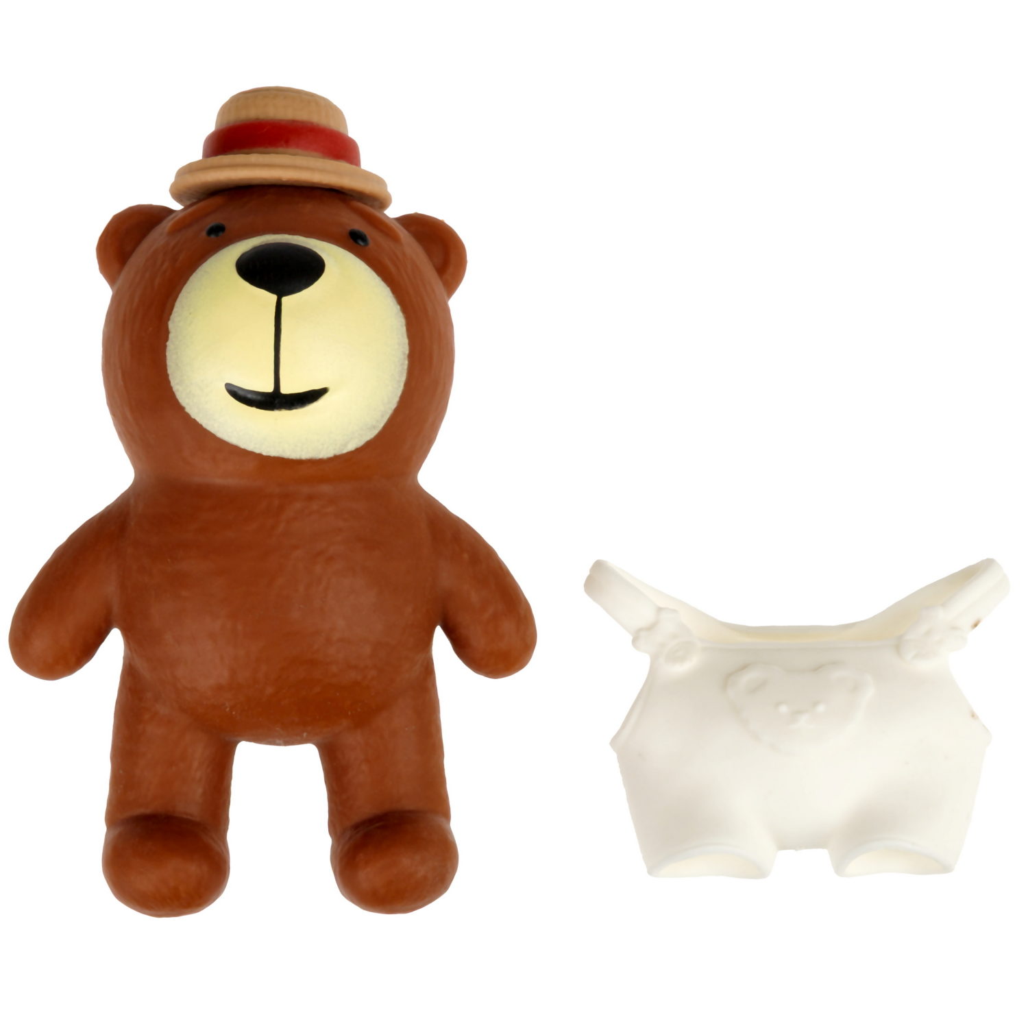 Антистресс-игрушка 1TOY Крутой замес медведь в костюме, 15х11 см