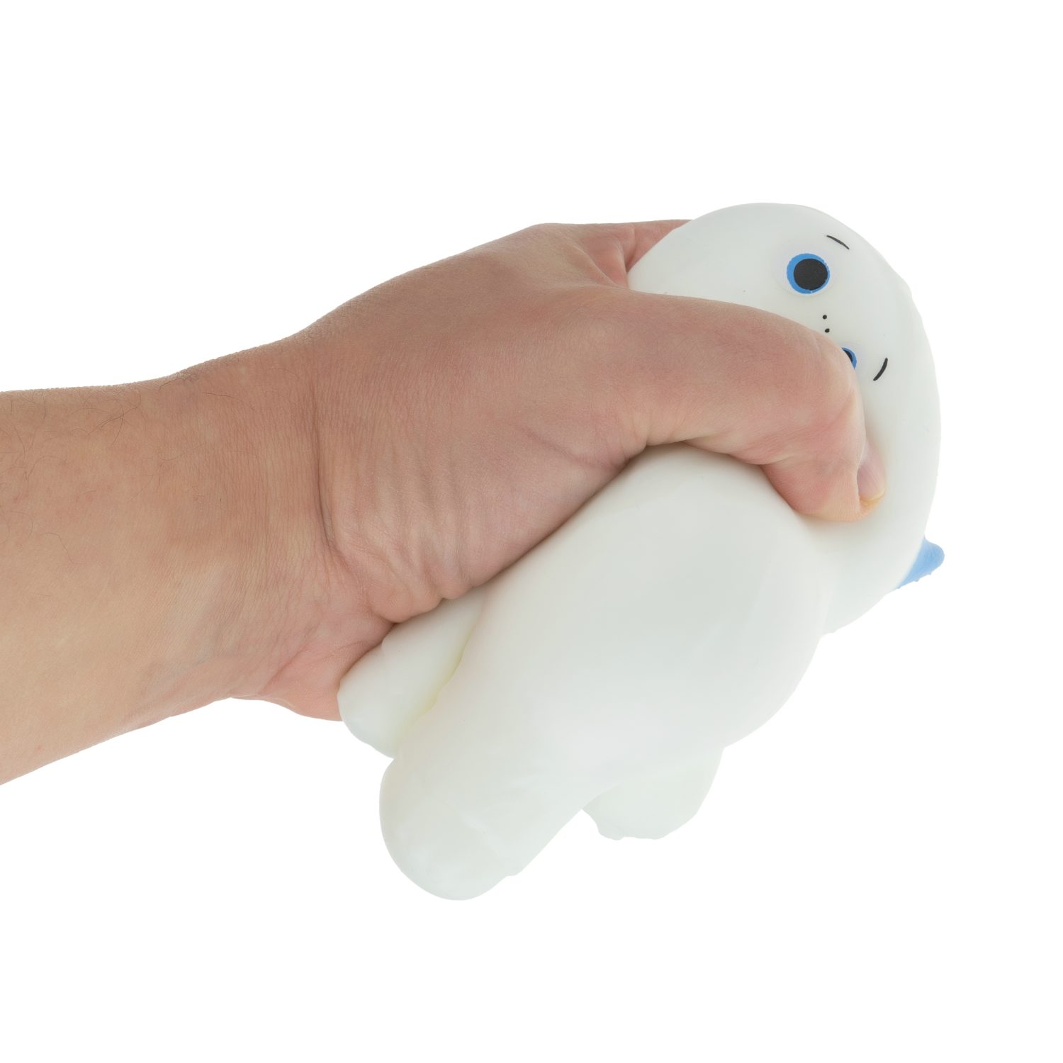 Антистресс-игрушка для рук 1TOY Крутой замес Йети тянущийся снежный человек, жмякалка, мялка, 4 цвета в ассортименте, 12 см