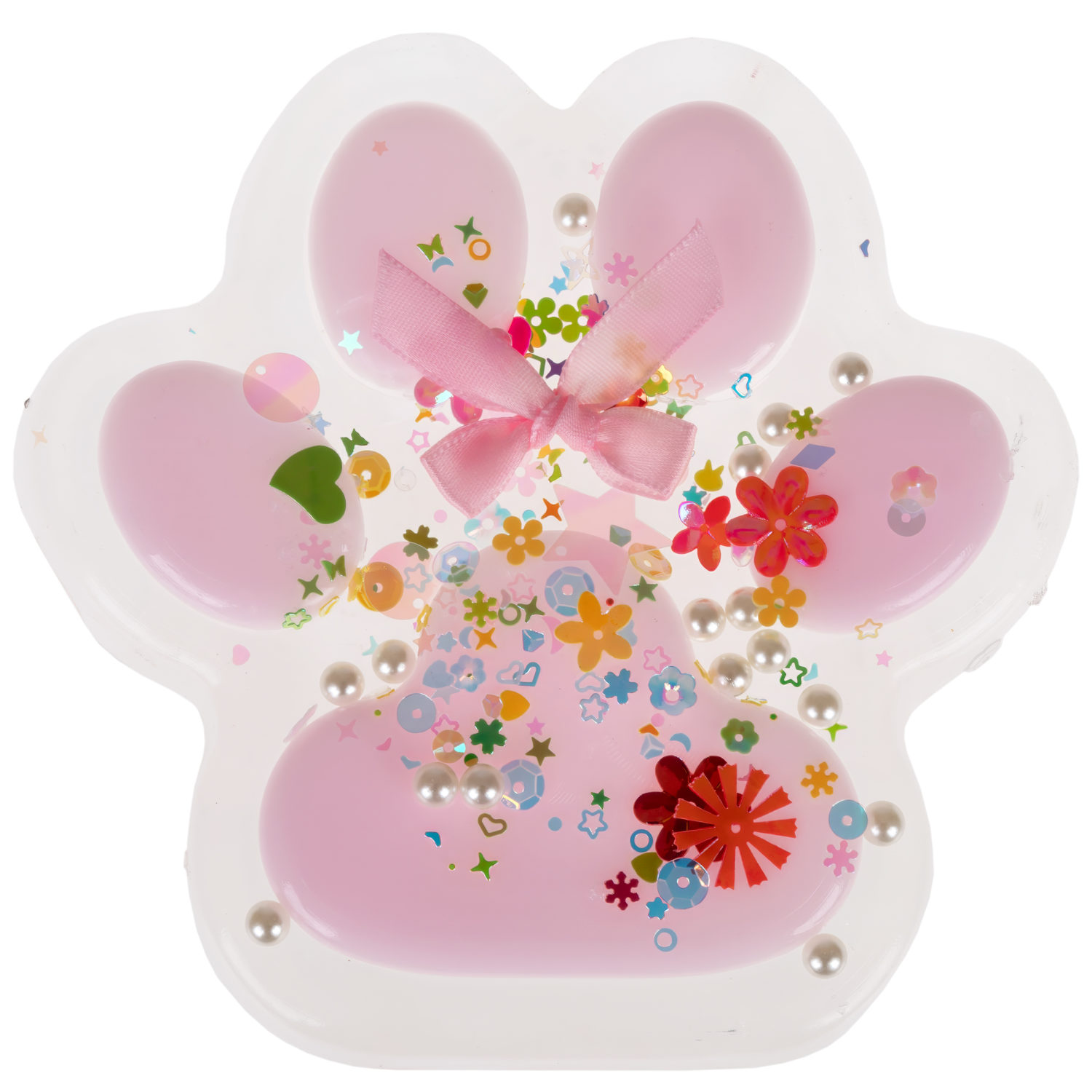 Таба лапа прозрачная 1TOY Крутой замес, большая, 14х3,5 см