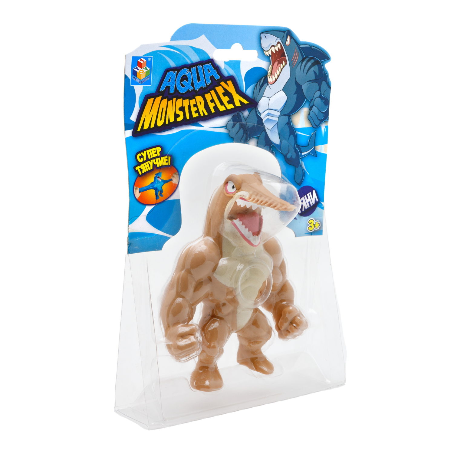 1Toy Игрушка для мальчика, тянучка монстр MONSTER FLEX AQUA, антистресс, 14 видов в ассортименте