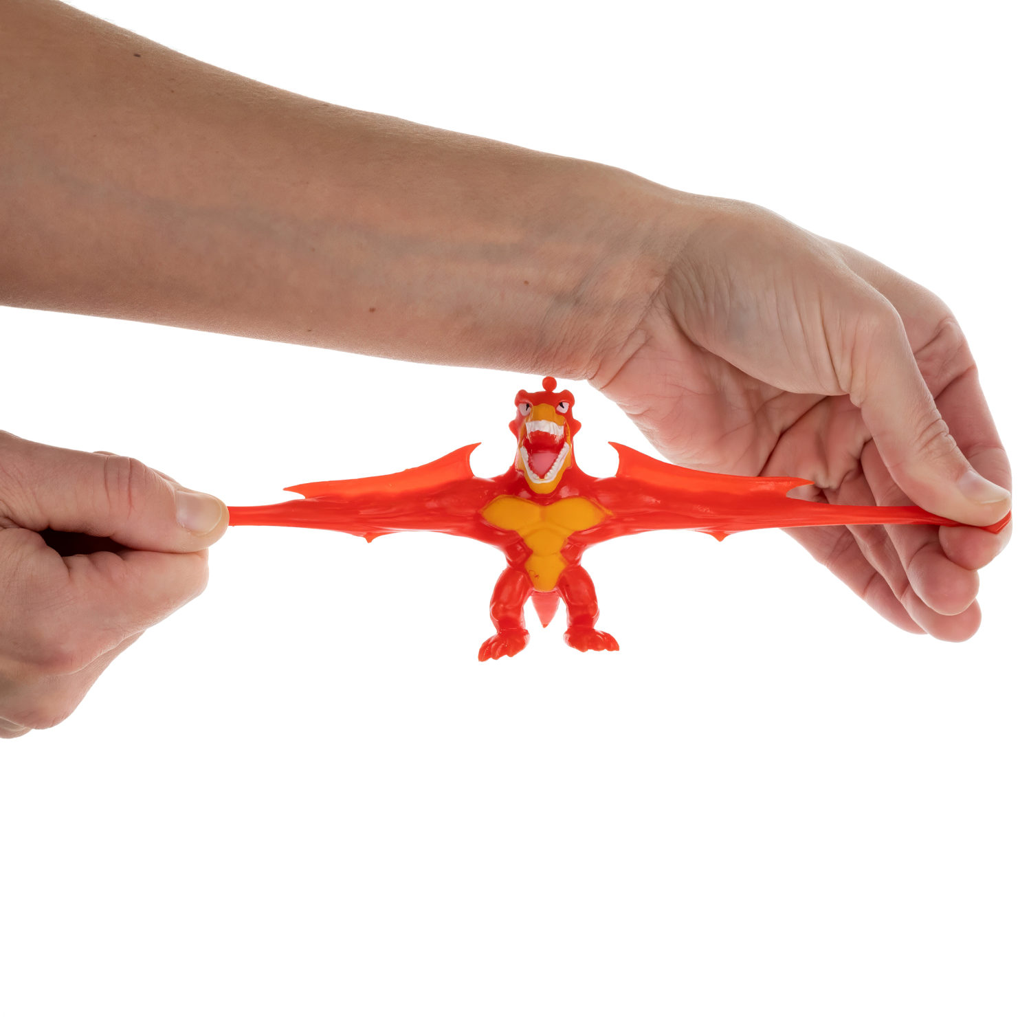 1TOY MONSTER FLEX MINI DINO и SHARK, тянущиеся фигурки, 10 видов в ассортименте