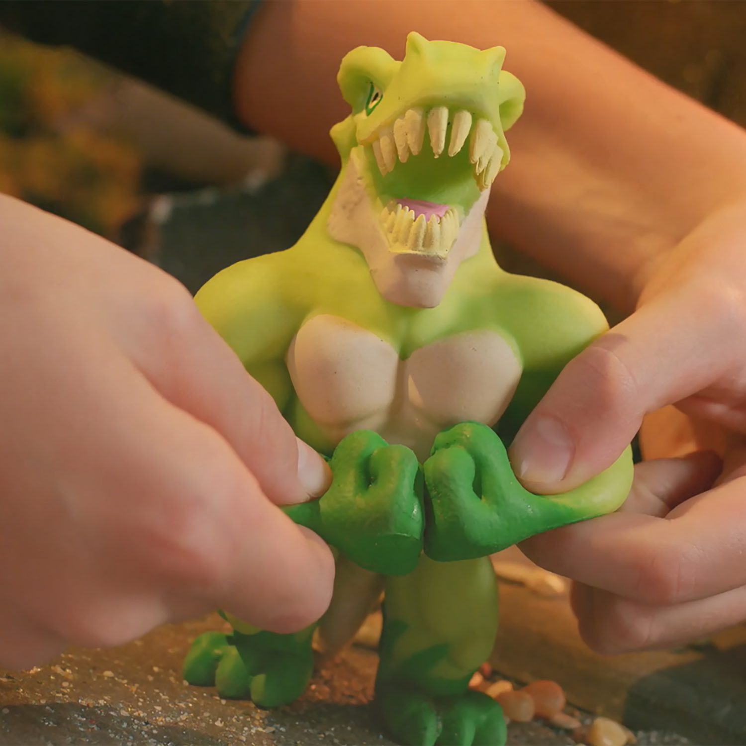 1TOY MONSTER FLEX DINO, тянущиеся фигурки 14см, 14 видов в ассортименте