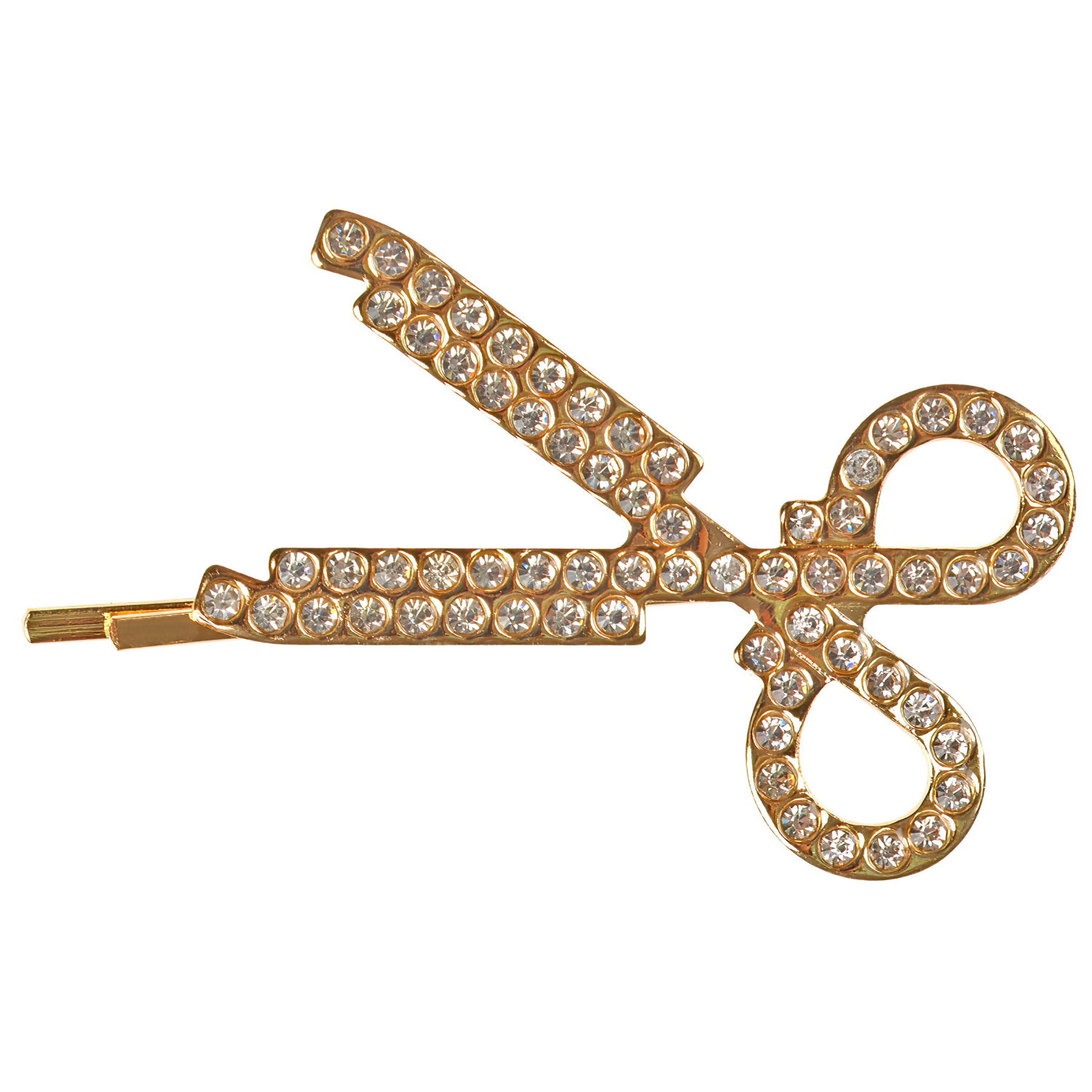 Lukky Fashion заколка ножницы невидимка стразы 1 шт