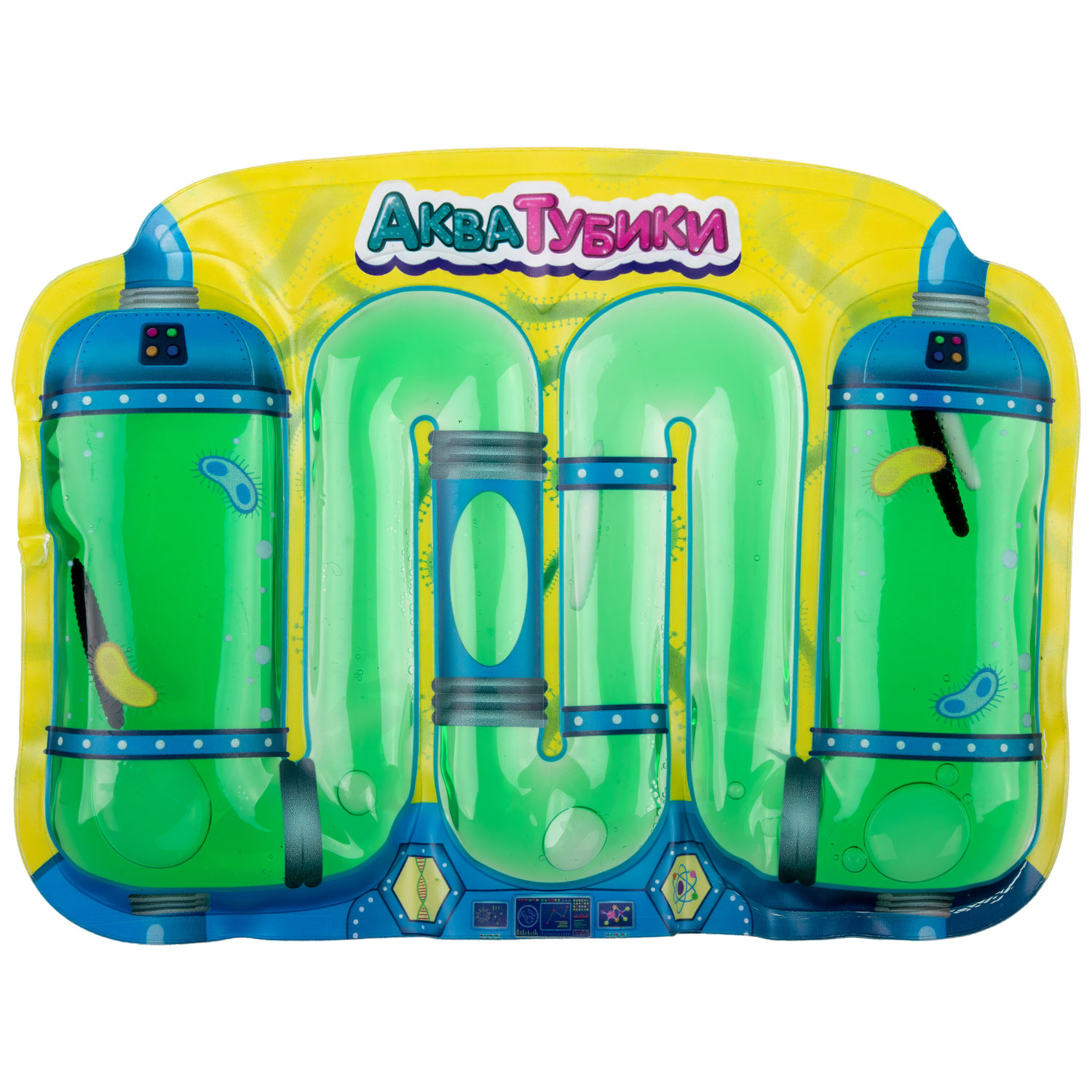 Акватубики 1TOY Мелкие пакости: Лаборатория, антистресс переливайка