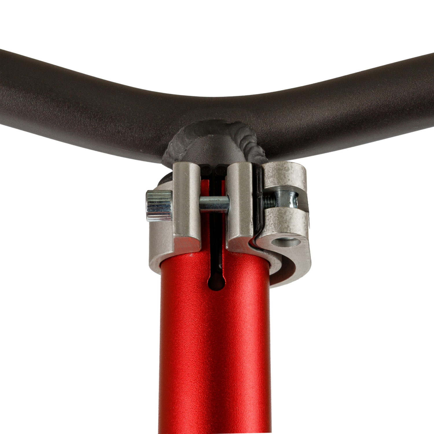 Самокат Top Gear, упр. накл., 3-х кол. PU 2*110/80 мм, складной, регулировка высоты руля, 63*30*102 см, TPR грипсы, черно-красный