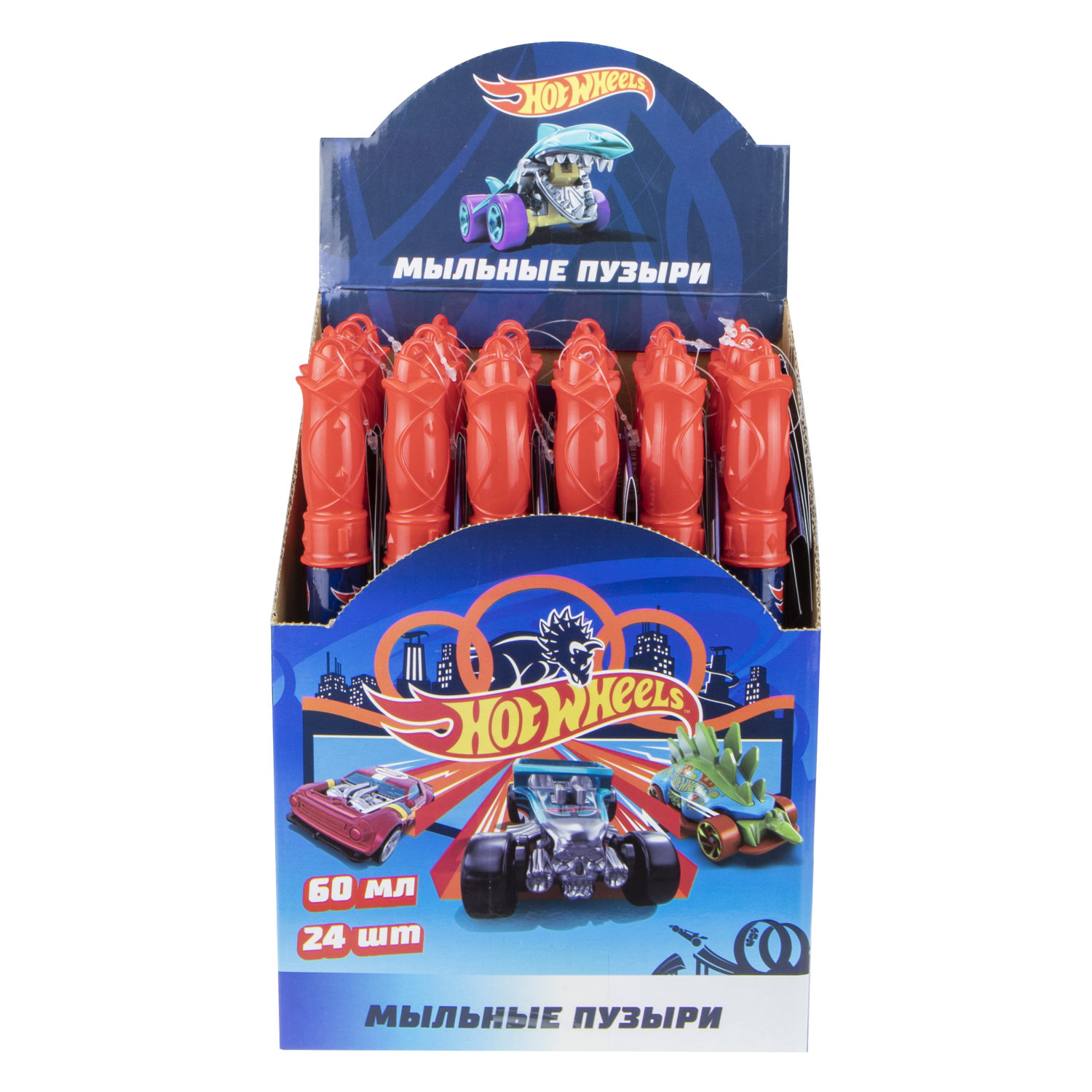 Мыльные пузыри 1TOY Hot Wheels, 60 мл
