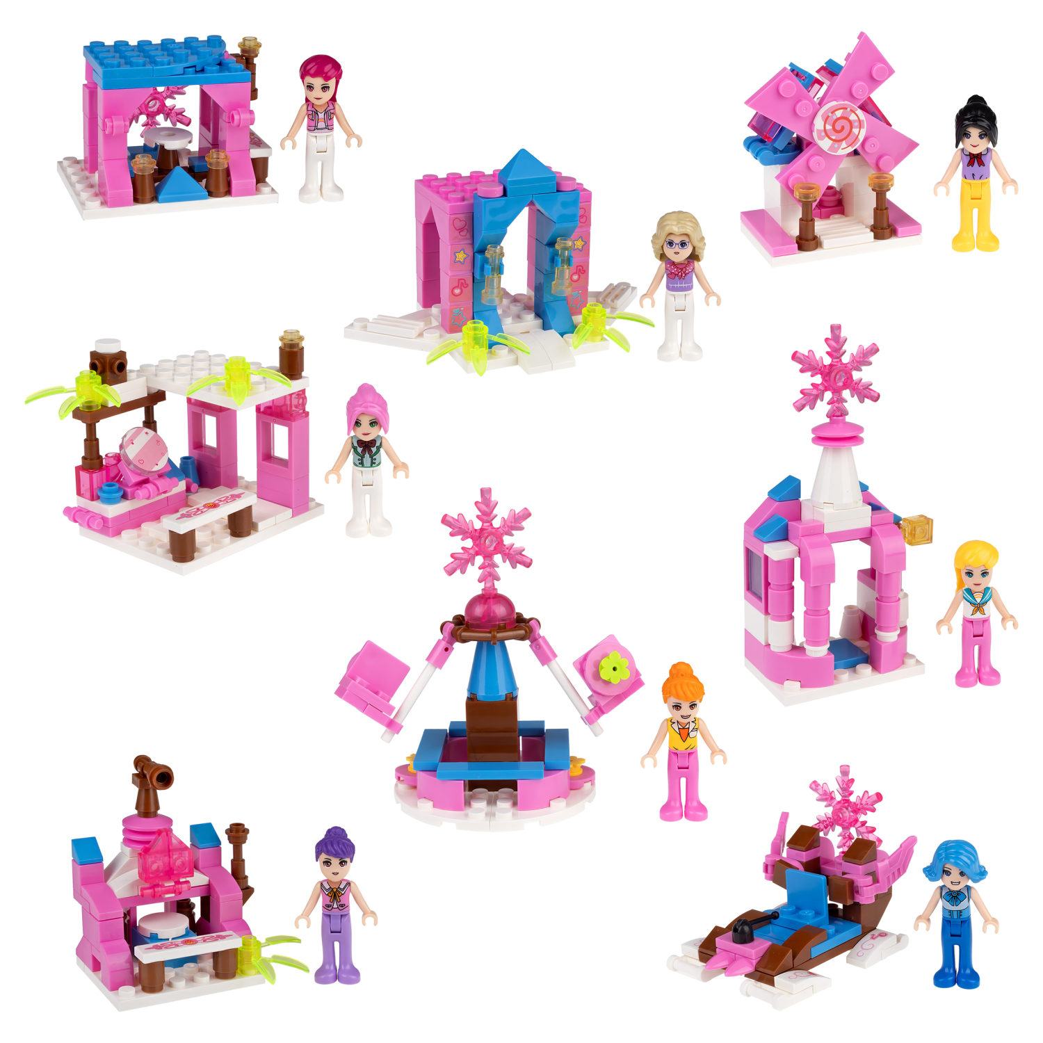 1TOY конструктор Blockformers "Каникулы на природе", в ассортименте 8 видов