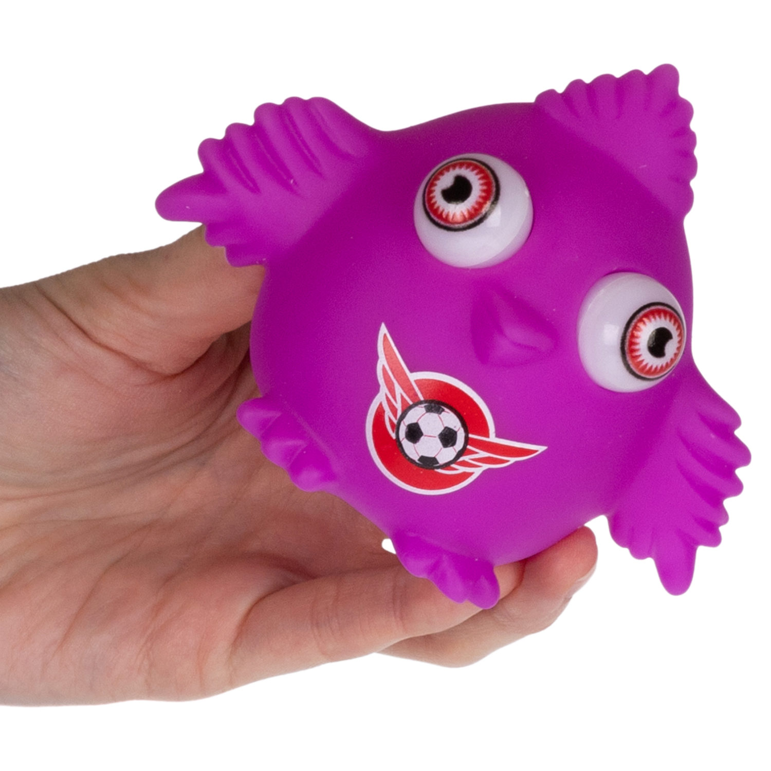 1TOY Пучеглаз-антистресс "Птицы" 7х6x5 см, фиолетовый