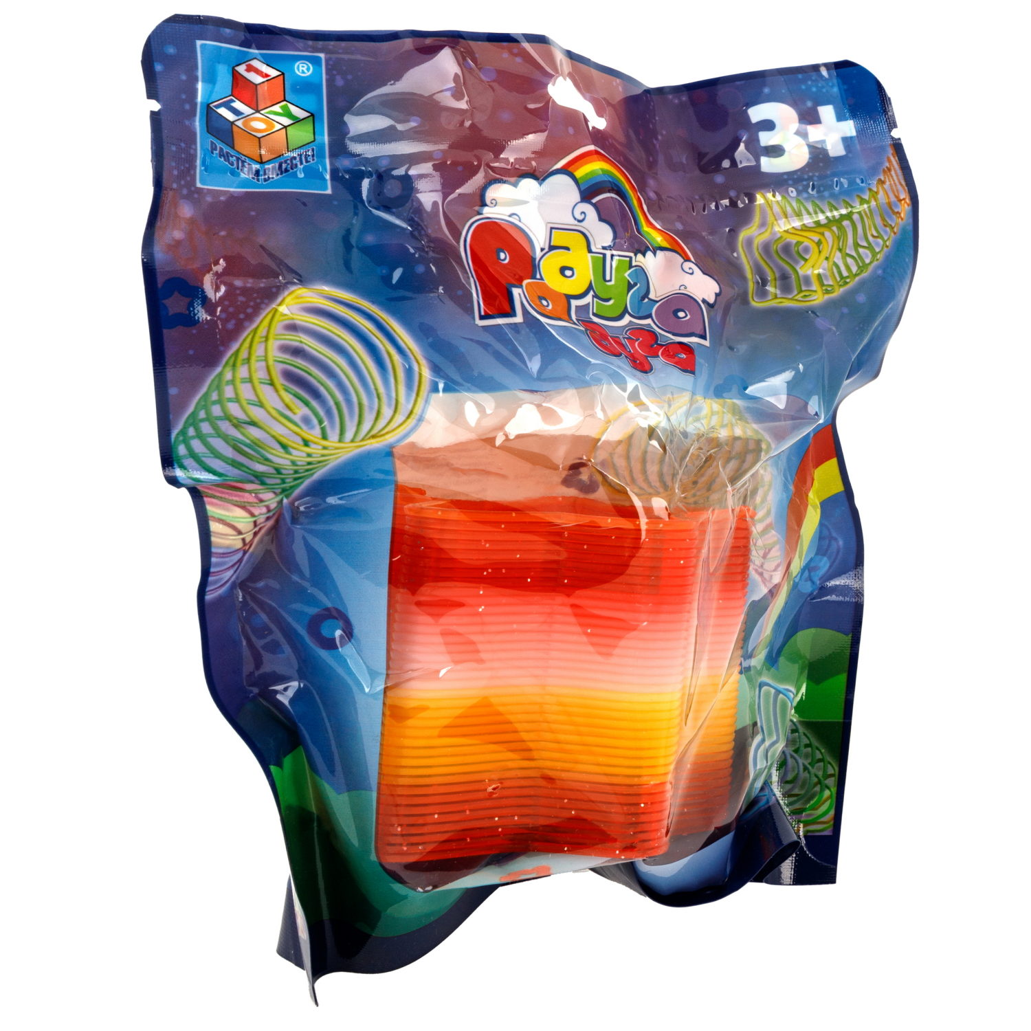 Пружинка радуга 1TOY «Радуга-дуга», 4 вида в ассортименте